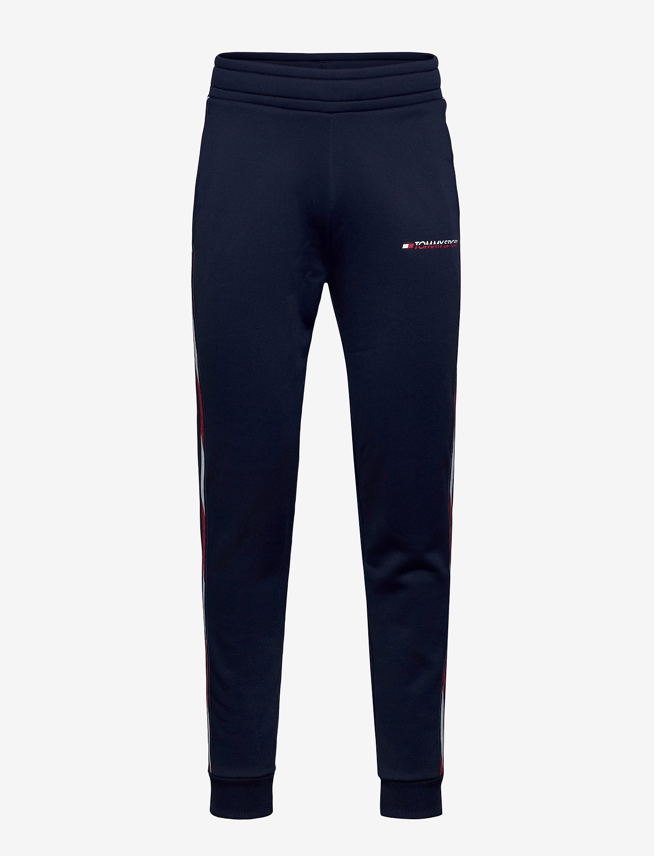 Tommy Sport - FLEECE TRACK PANT WITH TAPE - sport navy - 0