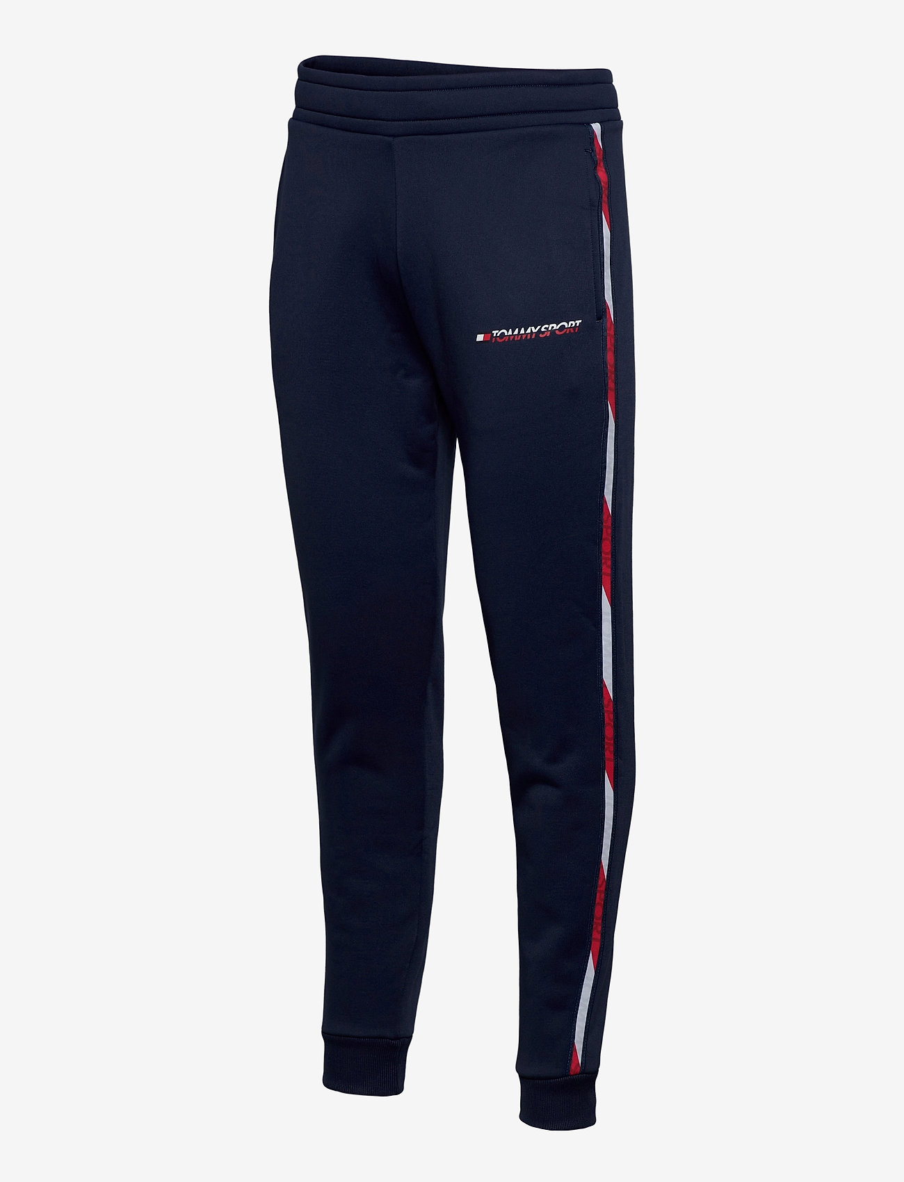 Tommy Sport - FLEECE TRACK PANT WITH TAPE - sport navy - 2
