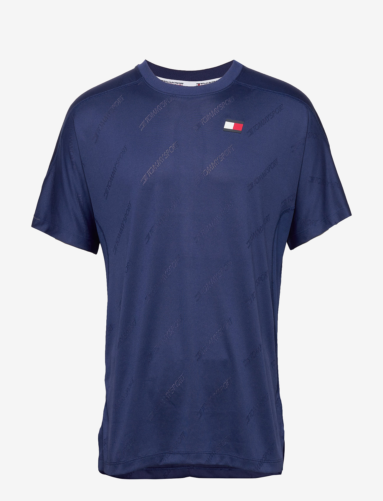 Tommy Sport - JACQUARD TRAINING TOP - blue ink - 0