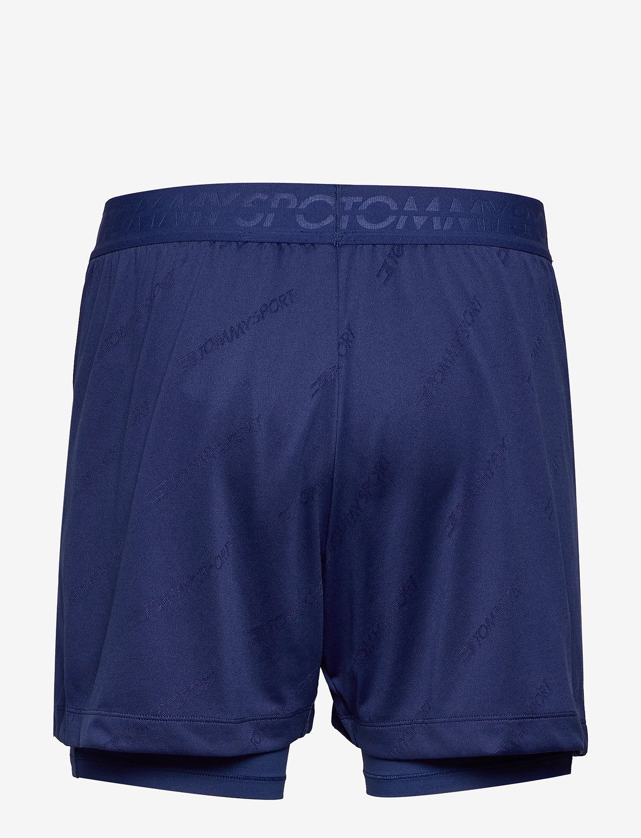 Tommy Sport - TRAINING 2-IN-1 SHOR - blue ink - 1