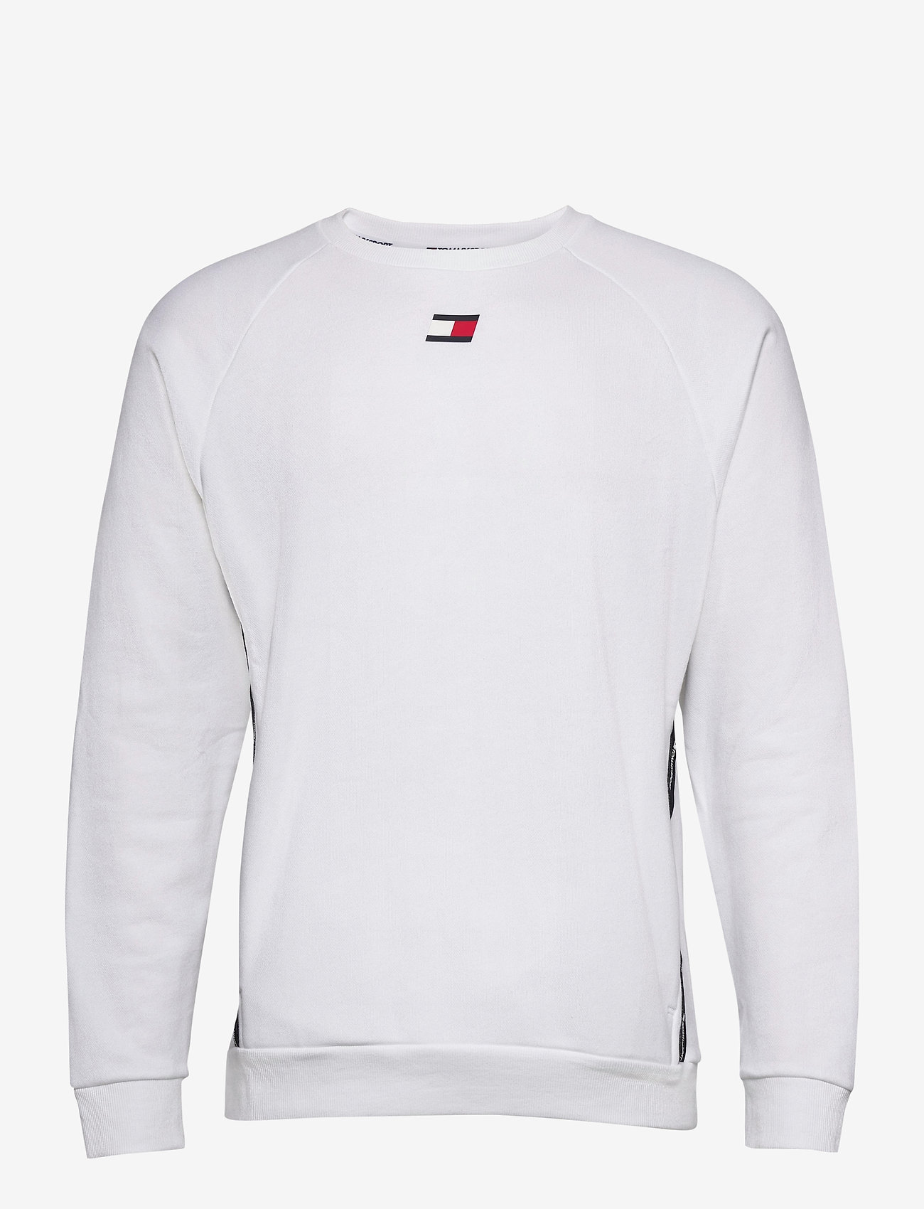 Tommy Sport - FLEECE TAPE CREW - white - 0