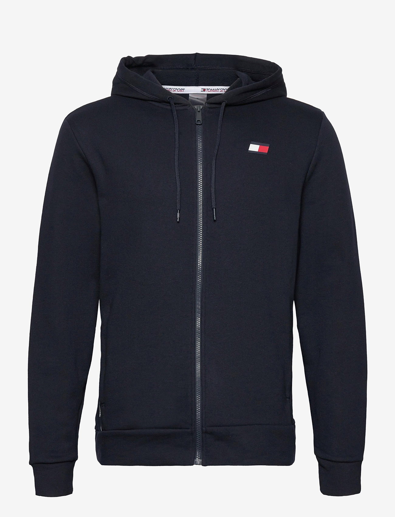 Tommy Sport - FLEECE TAPE HOODY - desert sky - 0