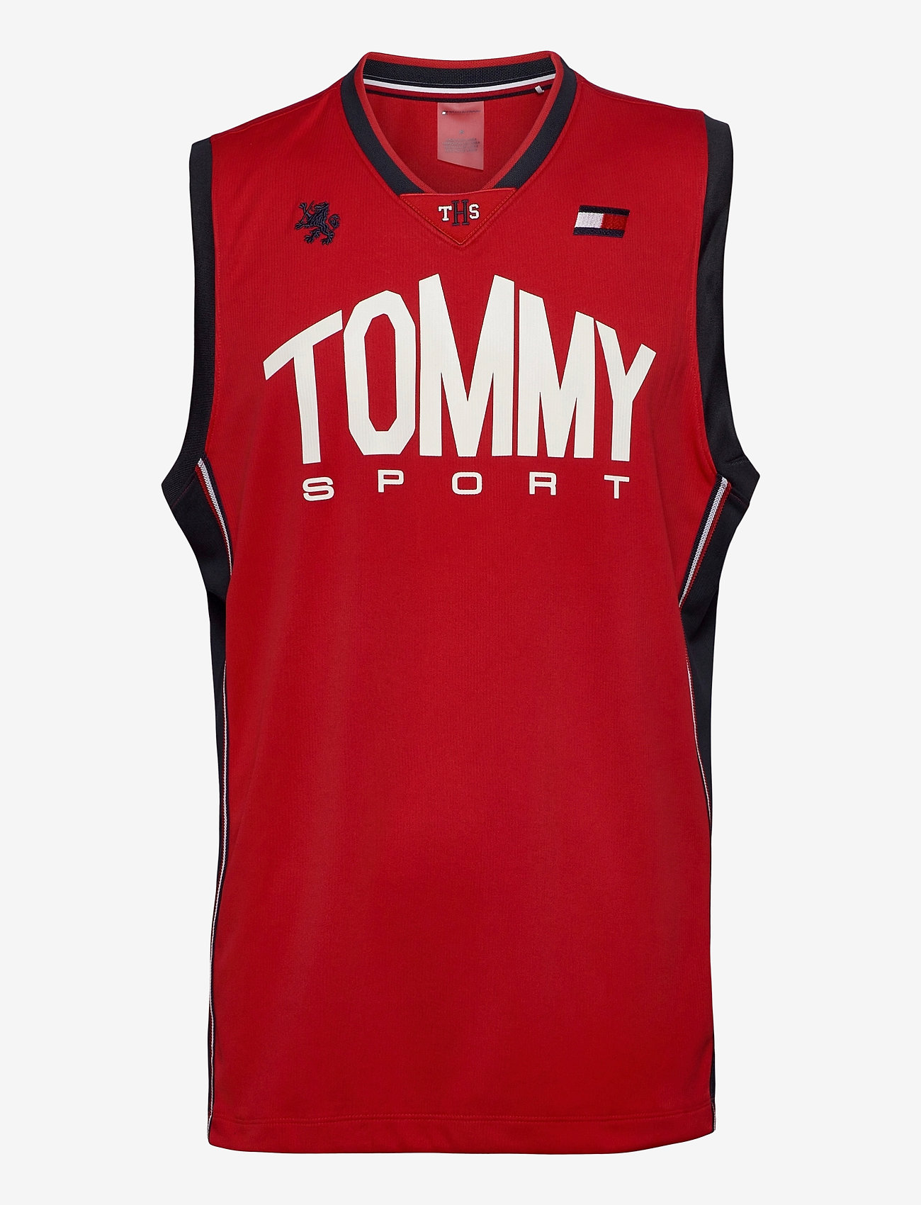 Tommy Sport - BASKETBALL ICONIC TANK TOP - primary red - 0
