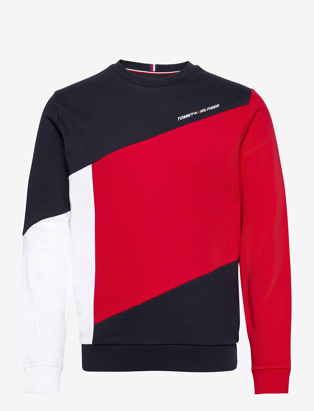 Tommy Sport - BLOCKED TERRY CREW - desert sky - 0