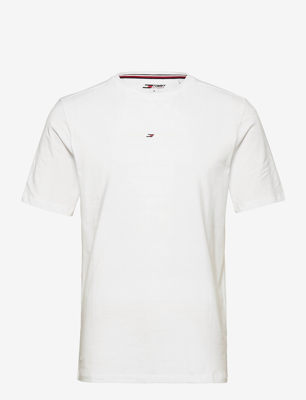 Tommy Sport - STRIPE LOGO TEE - white - 0