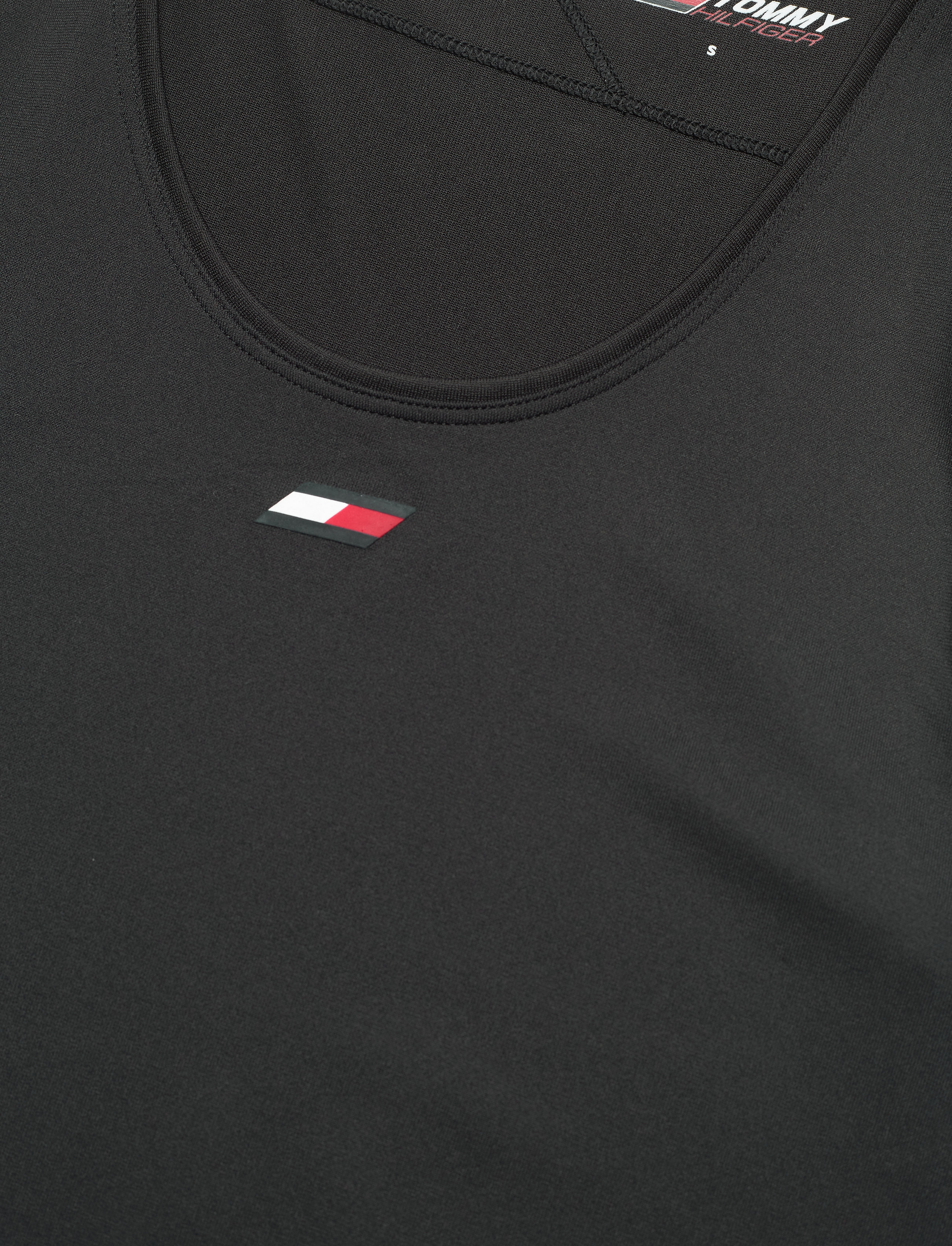 Tommy Sport - REGULAR R-NK TANK - black - 2