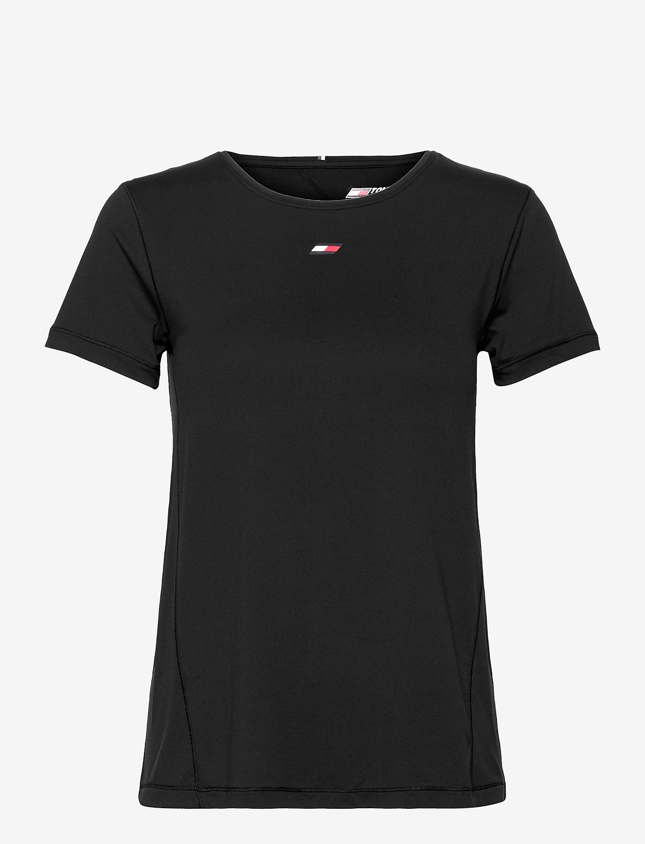 Tommy Sport - REGULAR C-NK LBR TEE SS - black - 0
