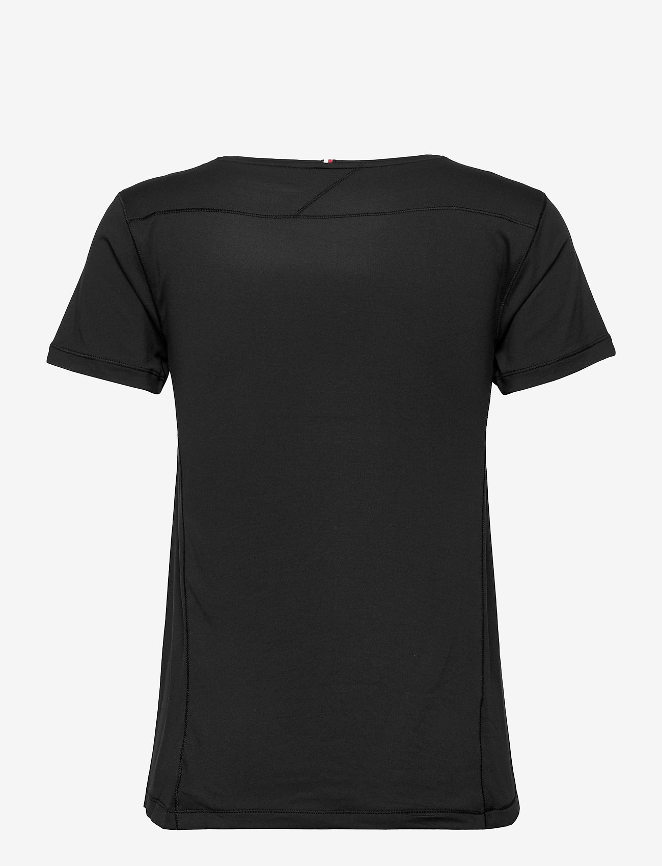 Tommy Sport - REGULAR C-NK LBR TEE SS - black - 1