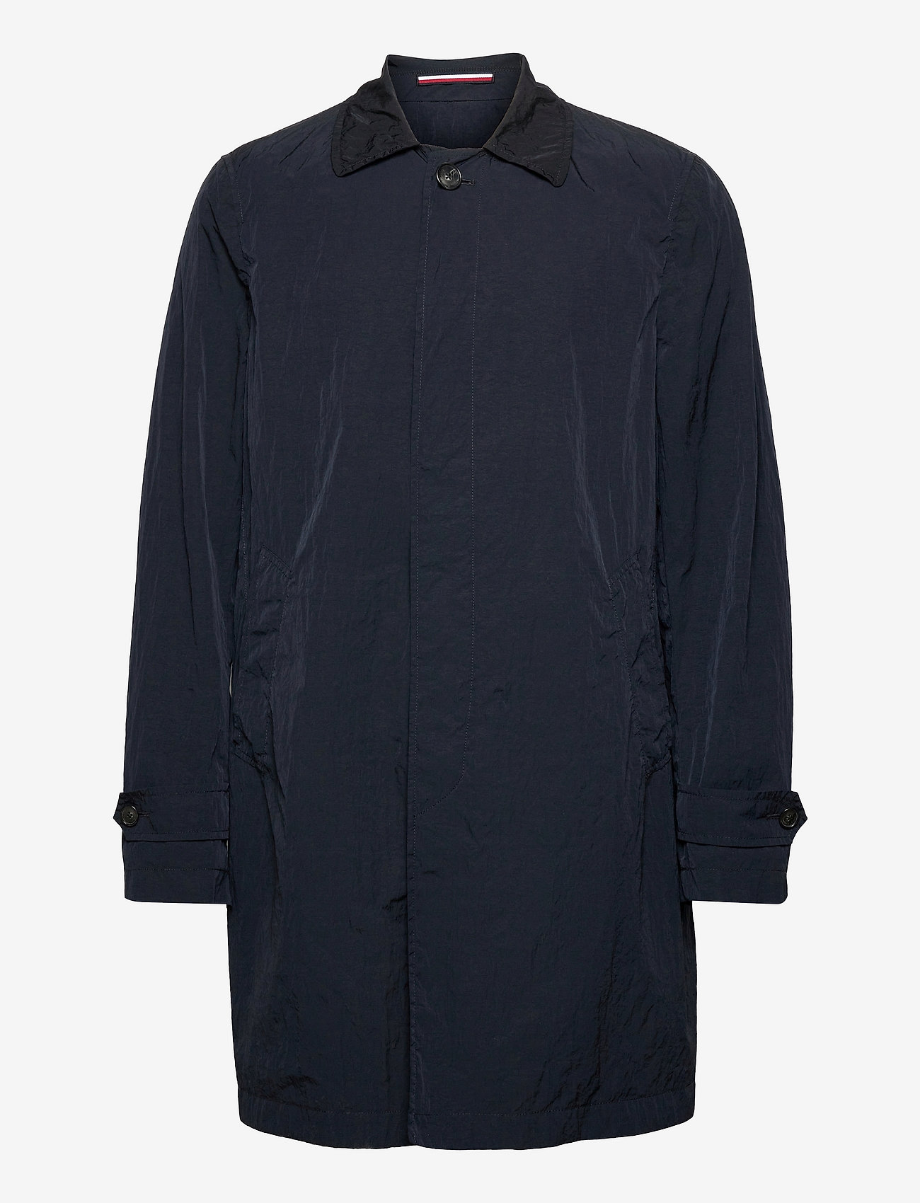 Tommy Hilfiger Tailored - MAN GARMENT DYED TRENCH - dunne mantels - blue - 0