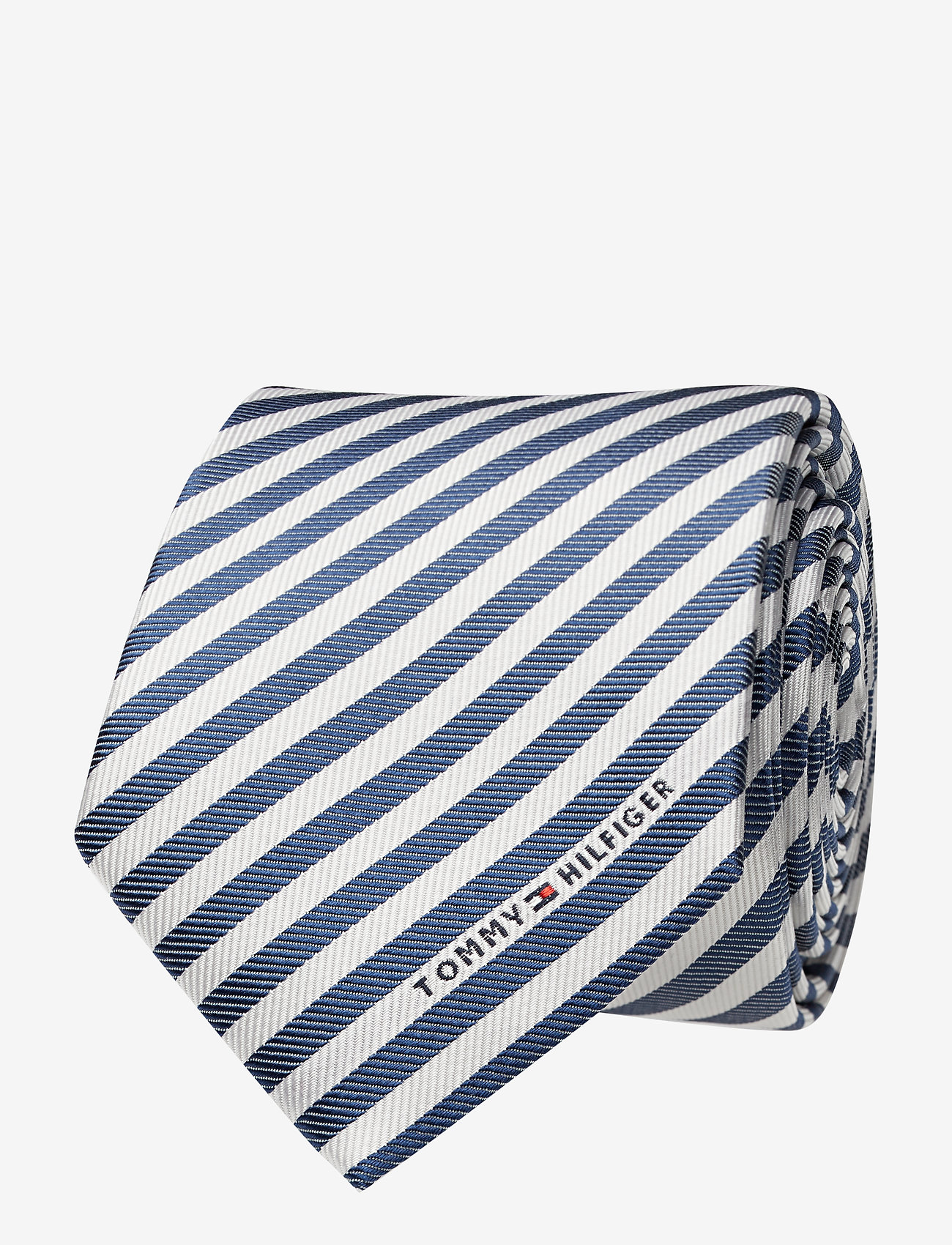 Tommy Hilfiger Tailored - SILK STRIPE 7CM TIE - indigo blue - 0