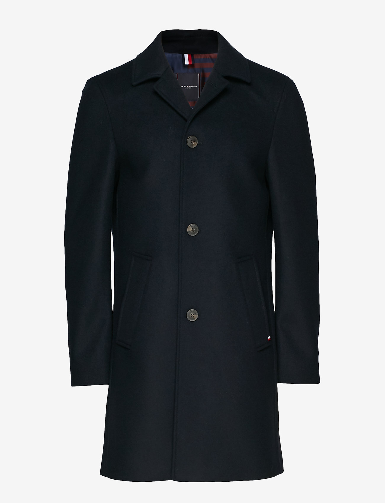 Tommy Hilfiger Tailored - WOOL BLEND OVERCOAT - desert sky - 0