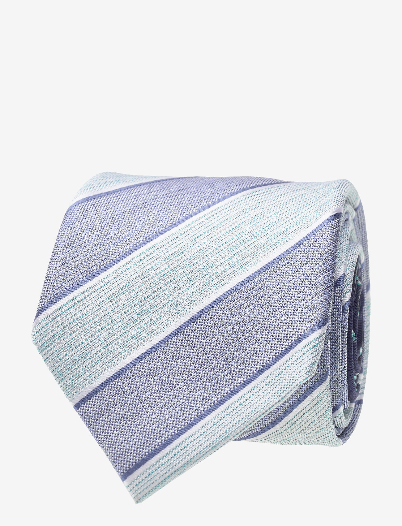 Tommy Hilfiger Tailored - SILK STRIPE 7CM TIE - blue/green - 0