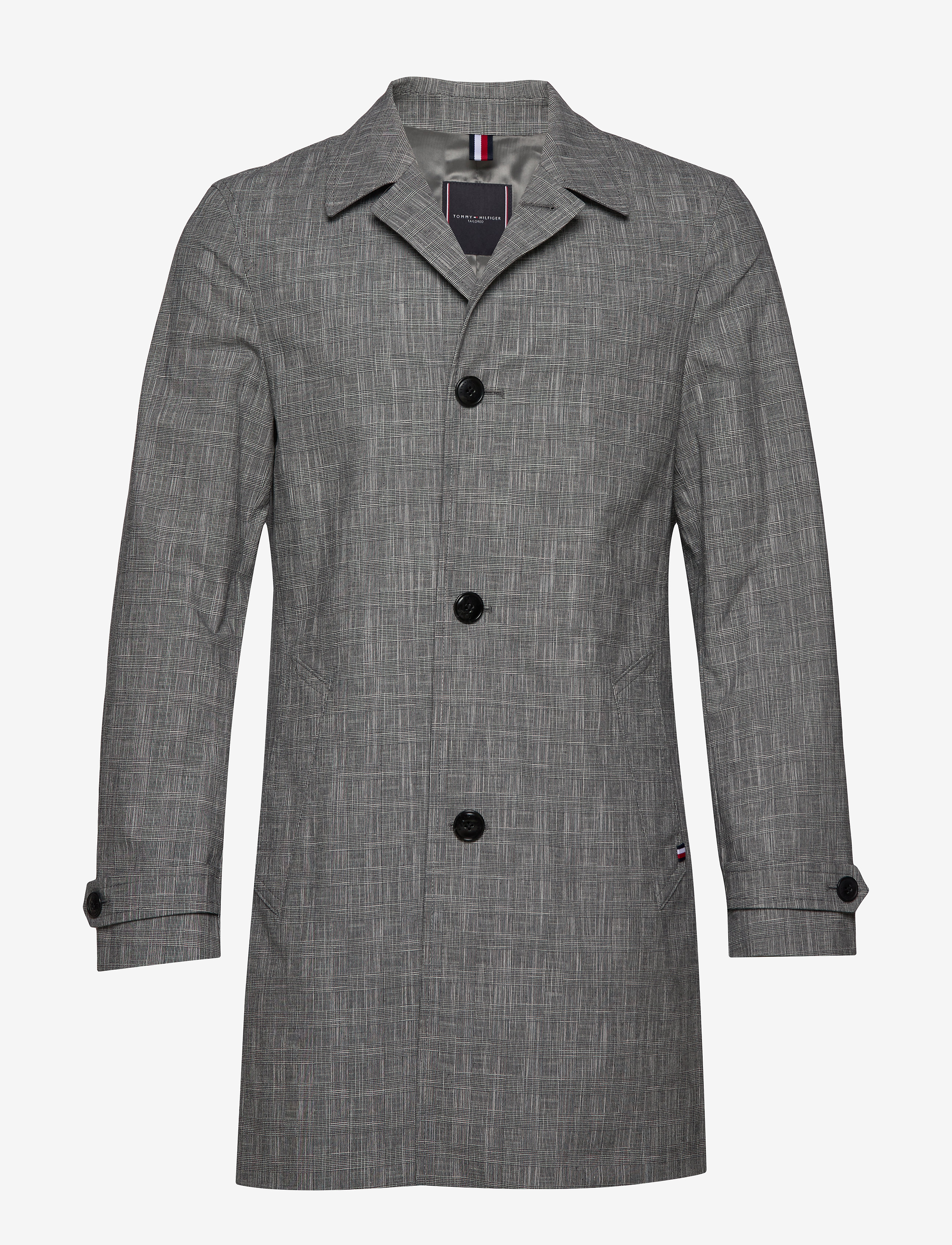 Tommy Hilfiger Tailored - CHECK DESIGN CARCOAT - black check 02 - 0