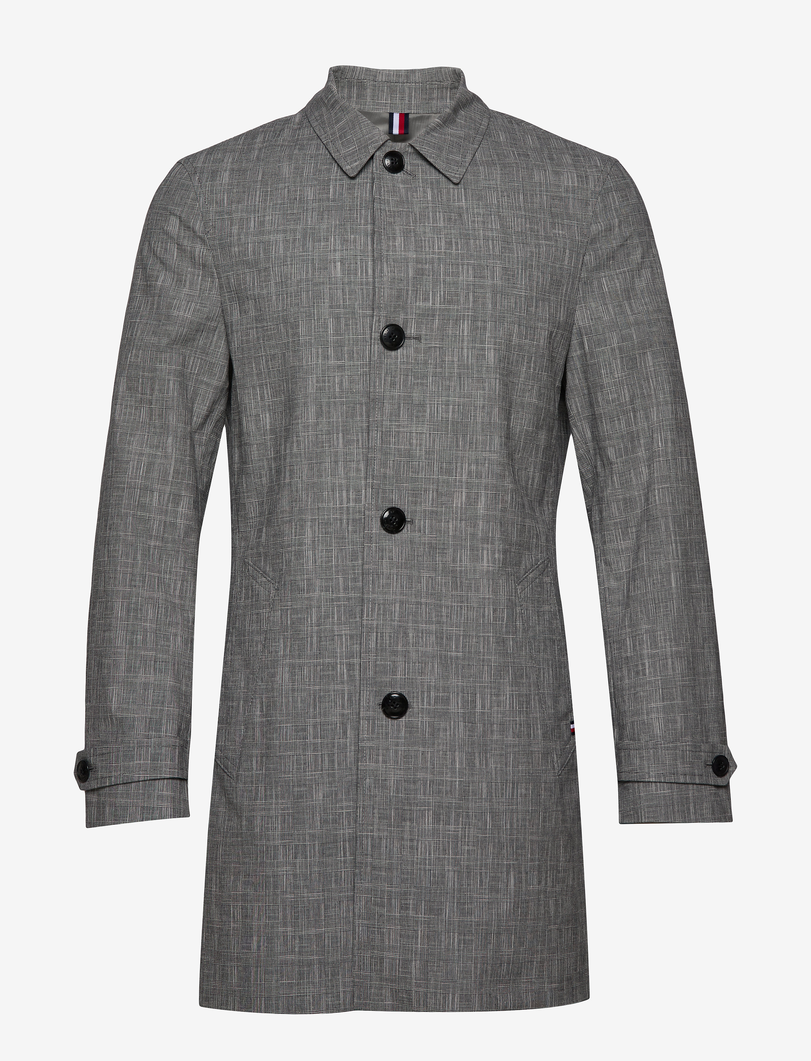 Tommy Hilfiger Tailored - CHECK DESIGN CARCOAT - black check 02 - 1