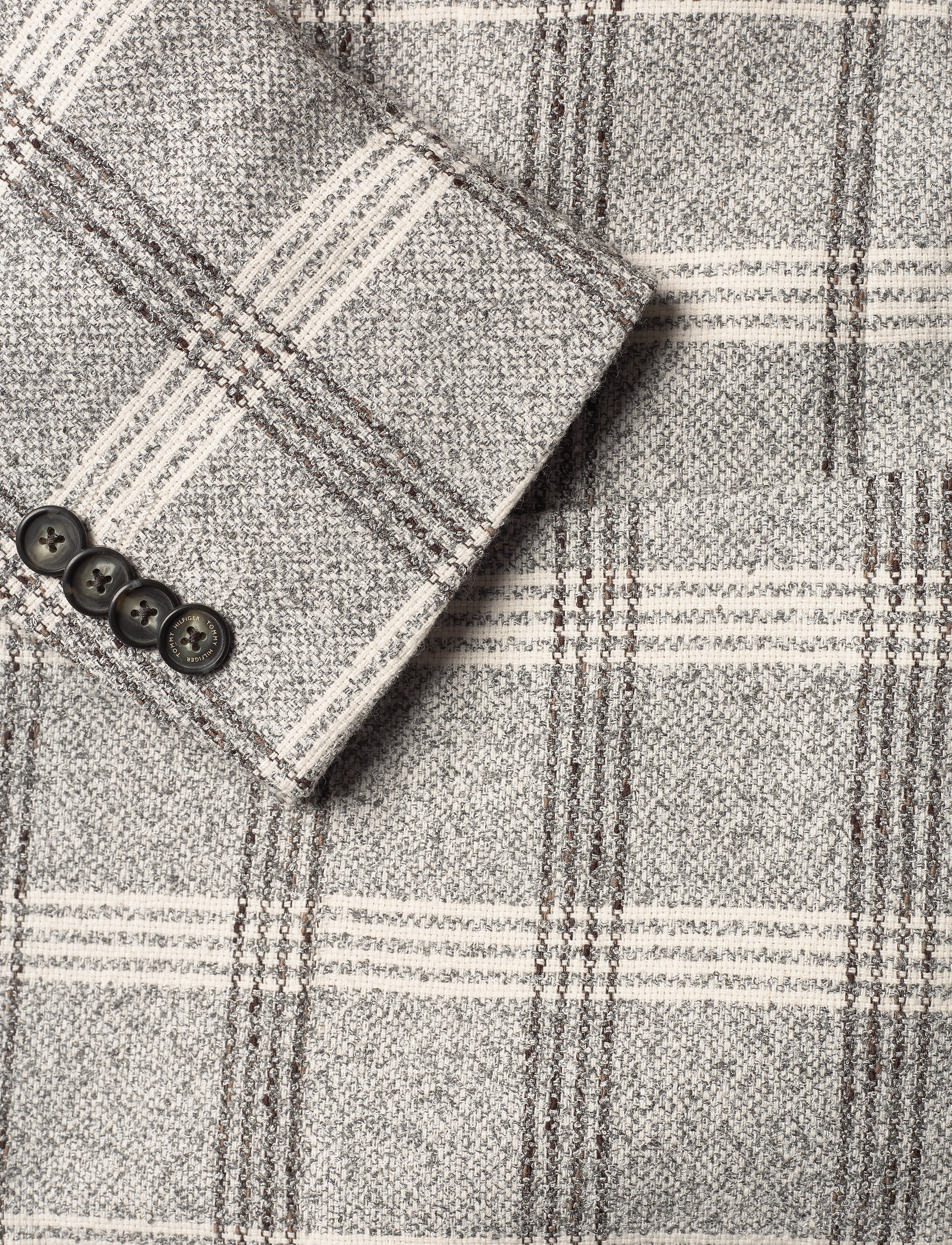 Tommy Hilfiger Tailored - SOFT CONSTRUCTED CHE - white check 05 - 3