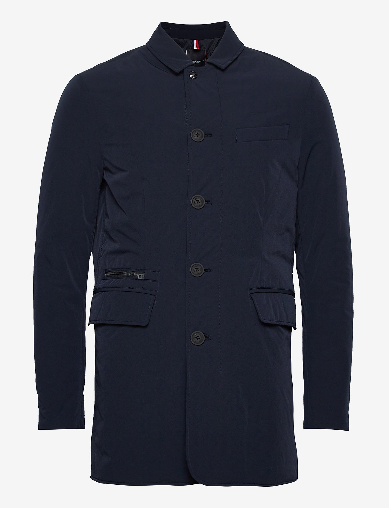 Tommy Hilfiger Tailored - LIGHT PADDED NYLON CARCOAT - desert sky - 0