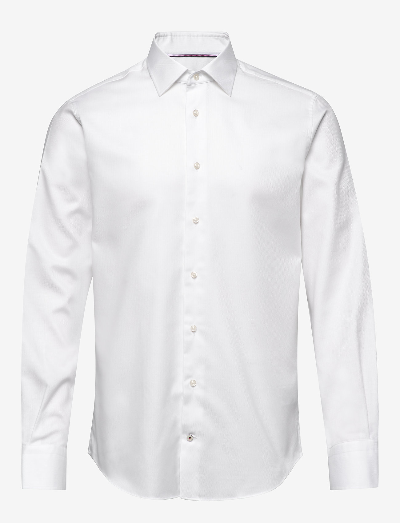 Tommy Hilfiger Tailored - HERRINGBONE FLEX COLLAR SHIRT - white - 0