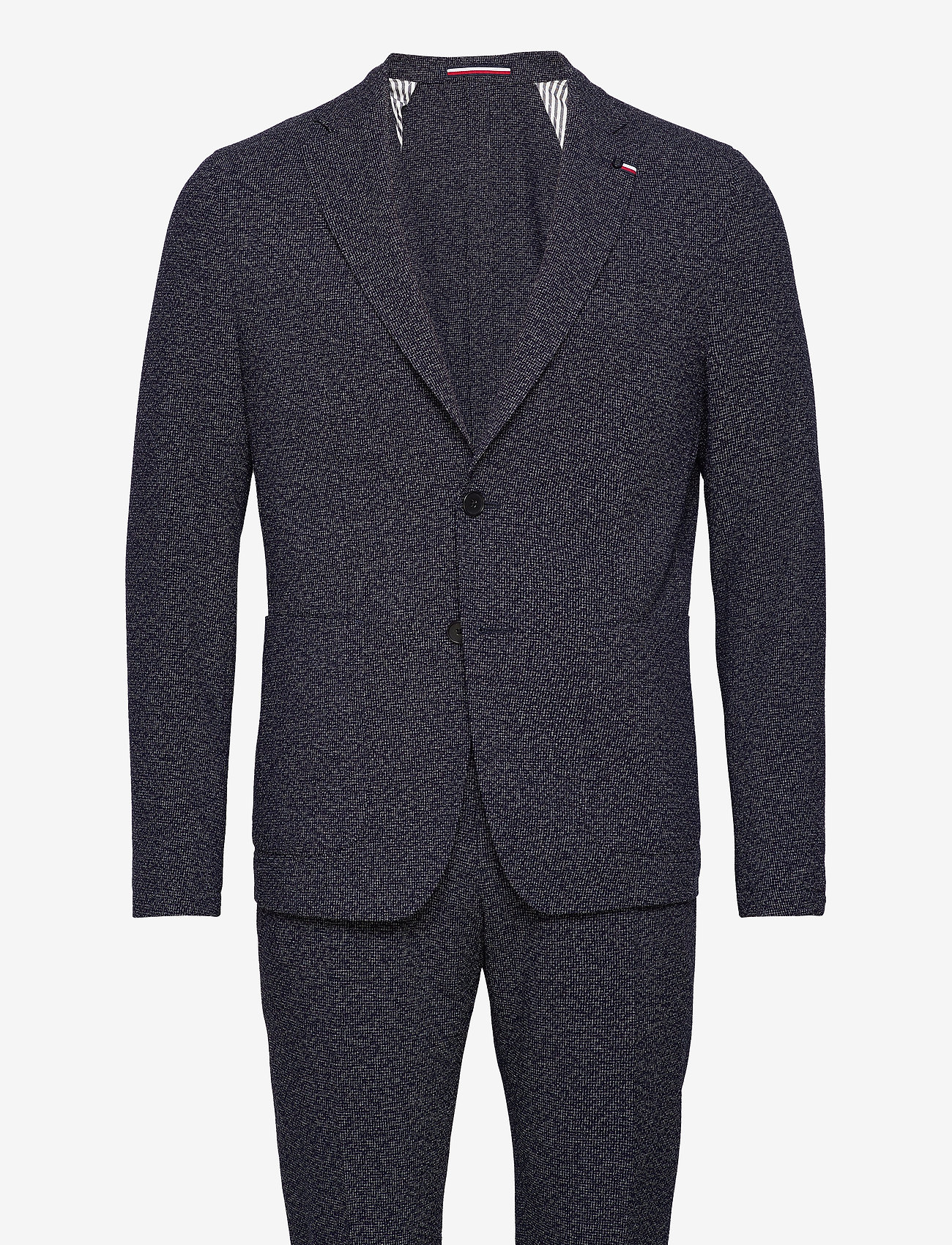 Tommy Hilfiger Tailored - PACKABLE FLEX FKS SLIM FIT SUIT - blue allover 39 - 0