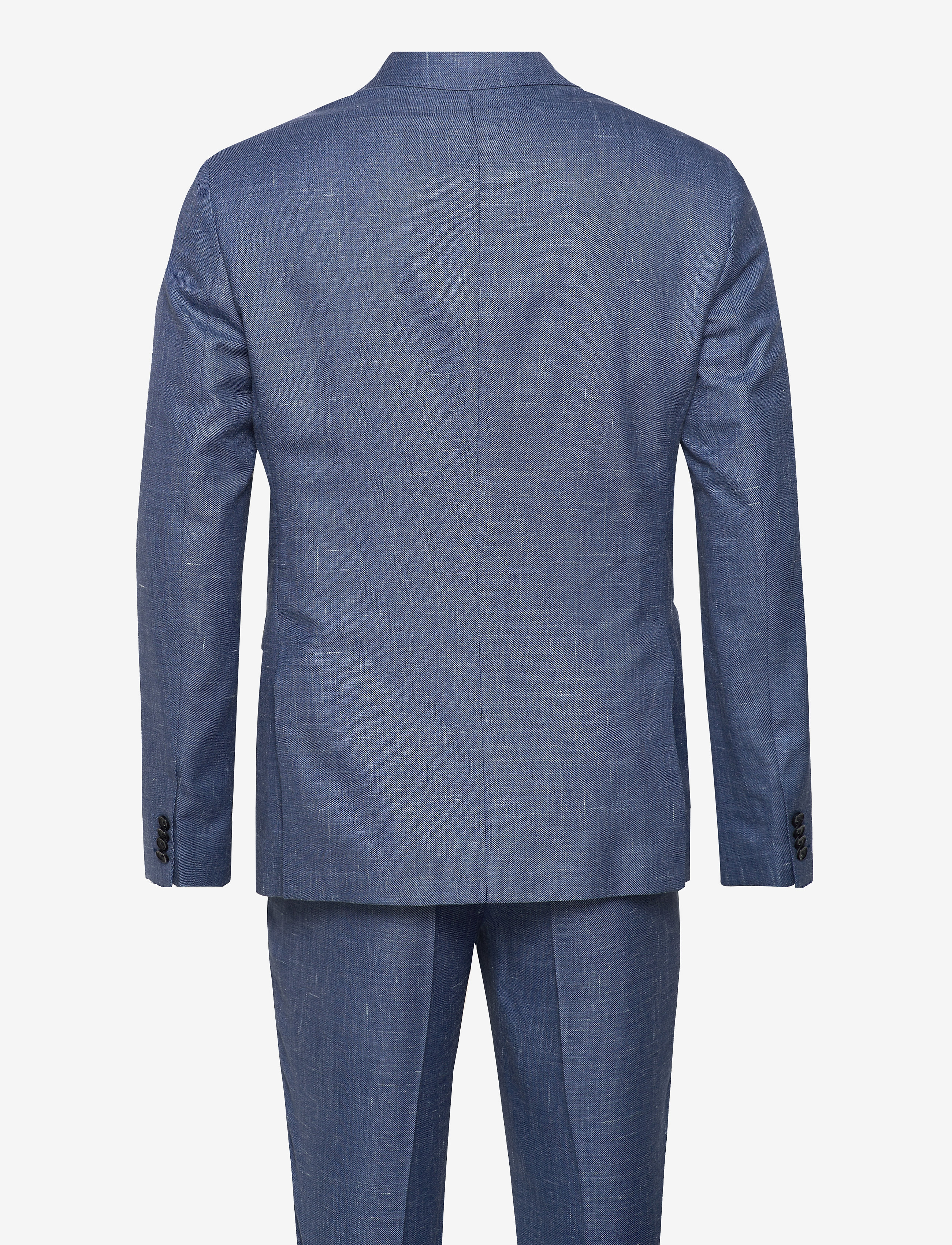 Tommy Hilfiger Tailored - SLIM FIT DB SUIT WITH TURN UP - blue heather 05 - 1