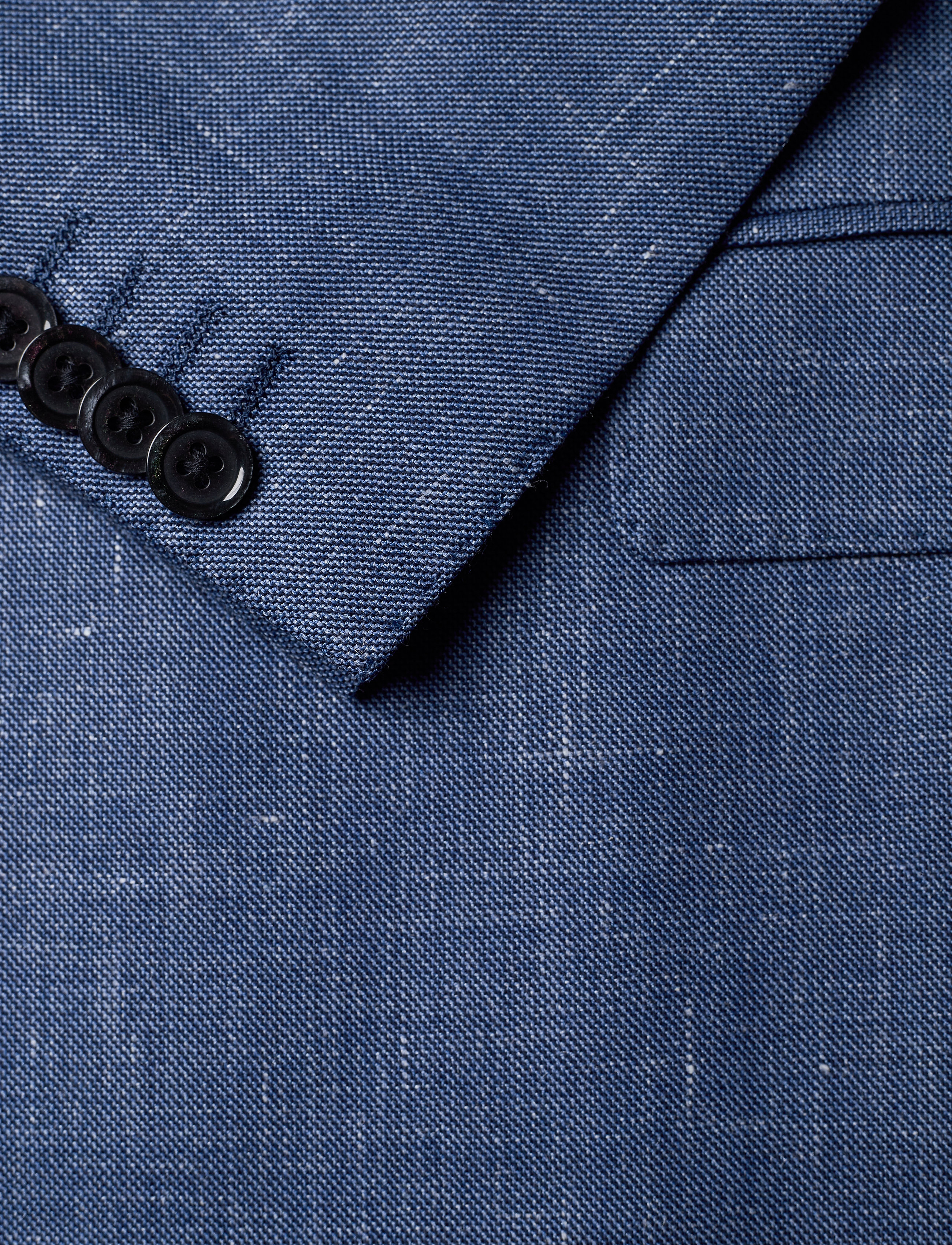 Tommy Hilfiger Tailored - SLIM FIT DB SUIT WITH TURN UP - blue heather 05 - 5