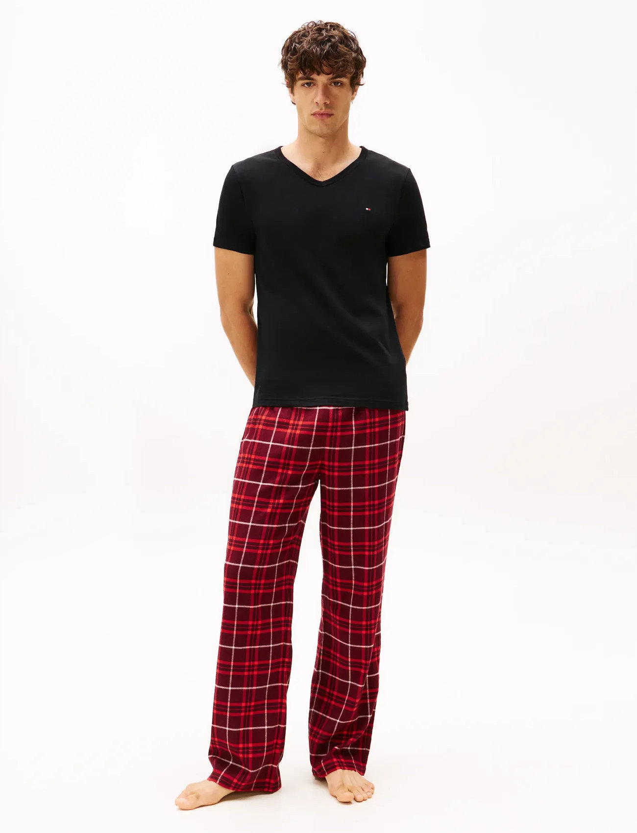 Tommy Hilfiger 3P Ss V-Neck Tee - - L 1