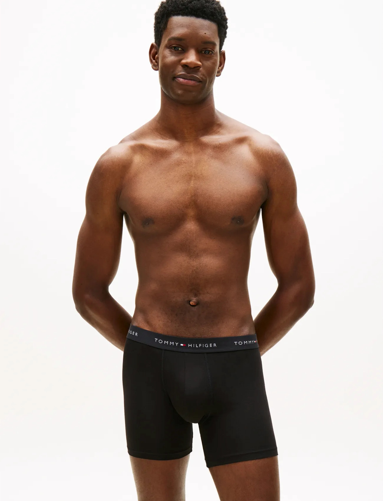 Tommy Hilfiger 5-Pack Cotton Boxer Brief - Black - S