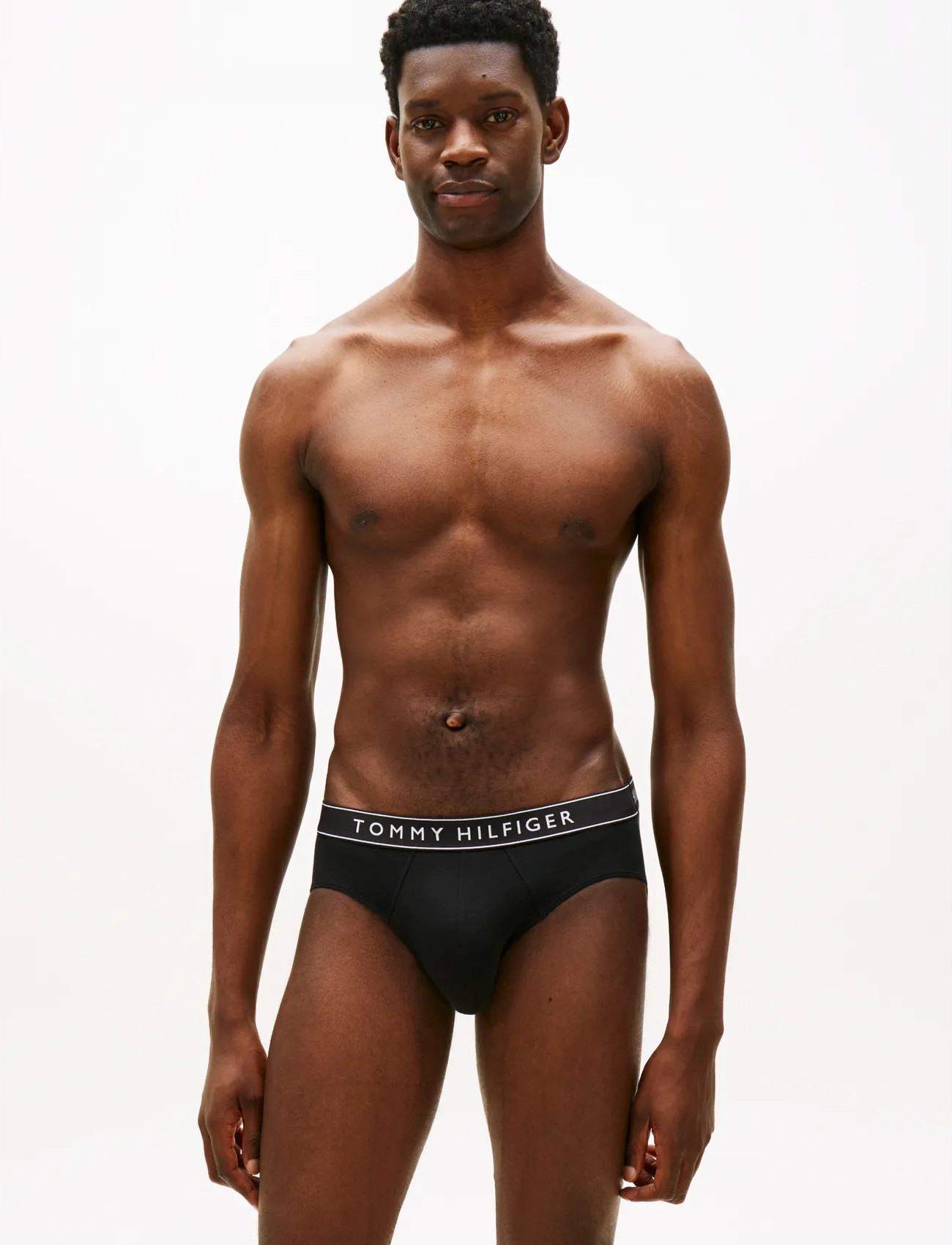 Tommy Hilfiger 3-Pack Cotton Brief - Black - S
