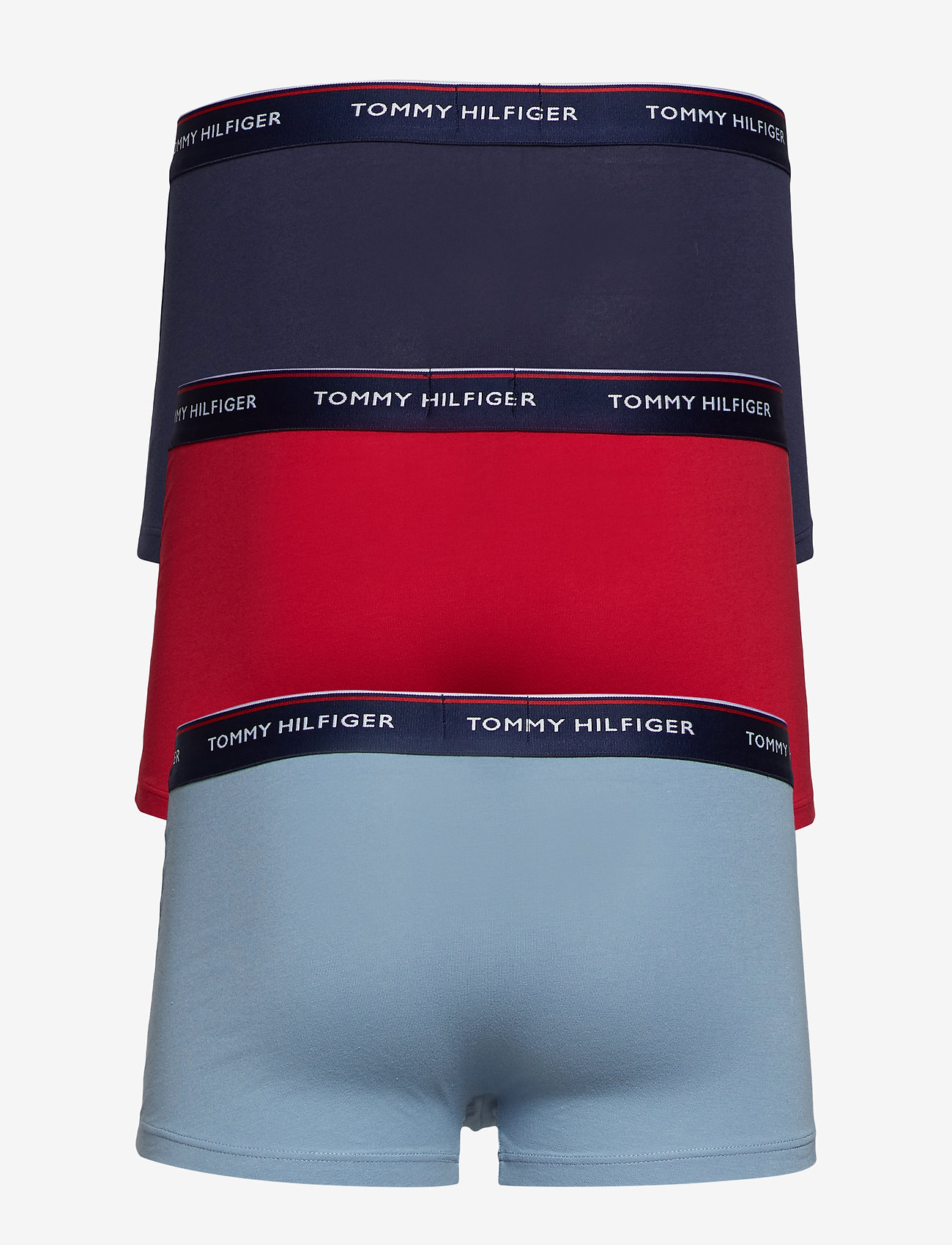 Tommy Hilfiger - 3P LR TRUNK - faded denim/tango red/peacoat - 1