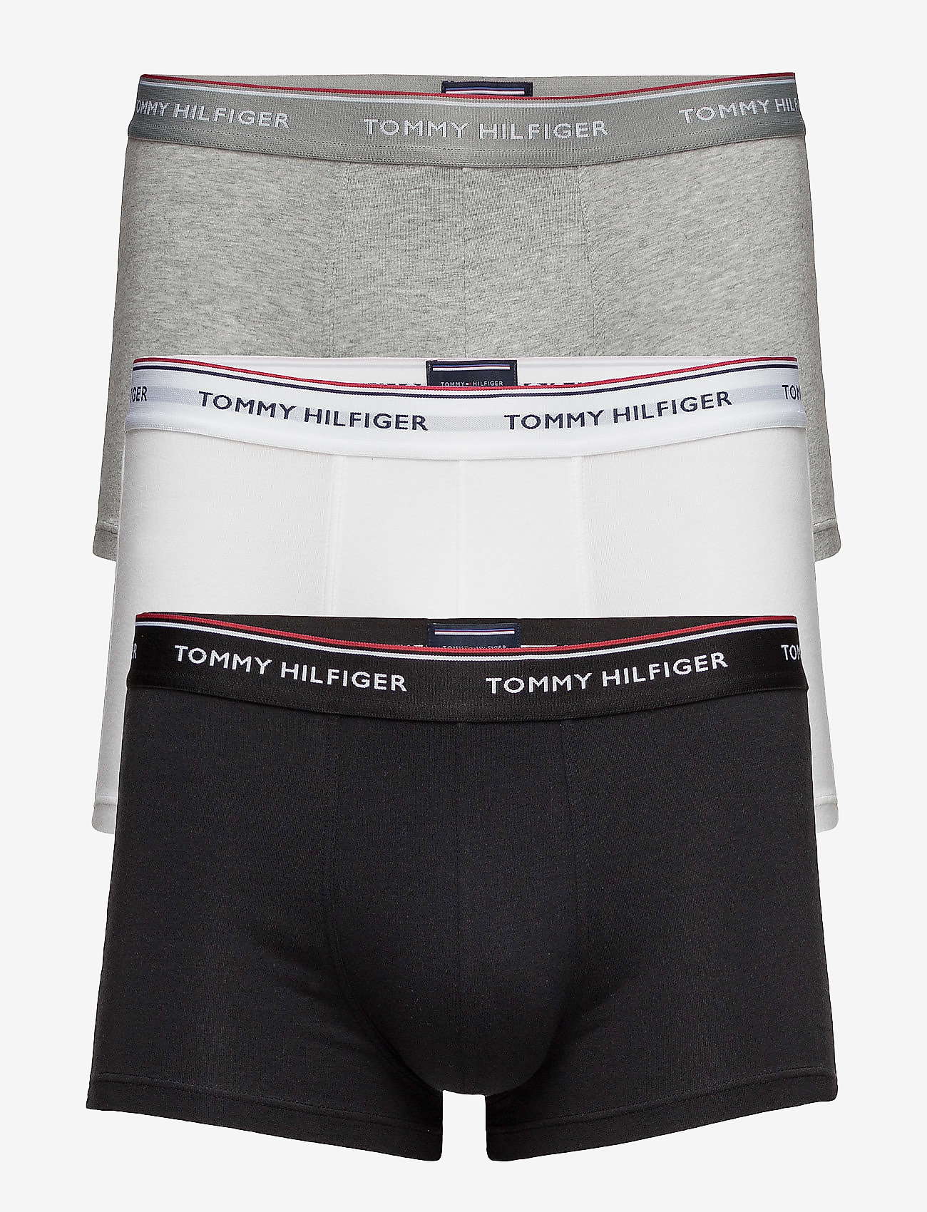 Tommy Hilfiger - 3P LR TRUNK - mažiausios kainos - black/grey heather/white - 0
