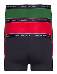 Tommy Hilfiger - 3P TRUNK - bokserit - desert sky/terrain/primary red - 1