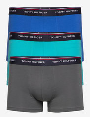 Tommy Hilfiger - 3P TRUNK - boxer briefs - aquatic teal/dark ash/electric blue - 0