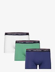 Tommy Hilfiger - 3P TRUNK - unterhosen im multipack - blue ink/central green/light cast - 0