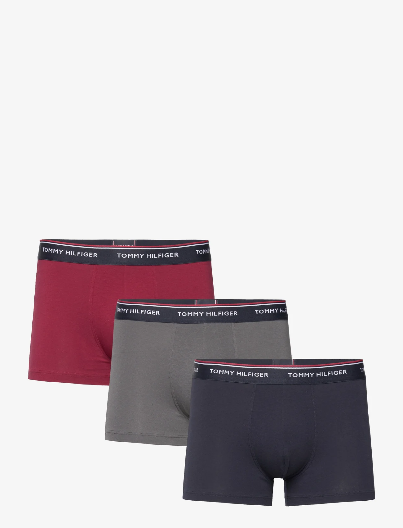 Tommy Hilfiger - 3P TRUNK - lowest prices - ds sky/dark ash/rouge - 0
