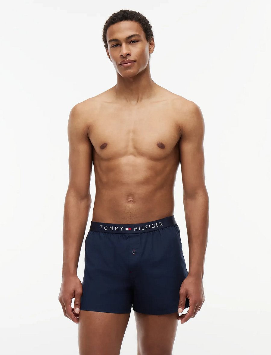 Tommy Hilfiger - WOVEN BOXER - trunks - navy blazer - 0