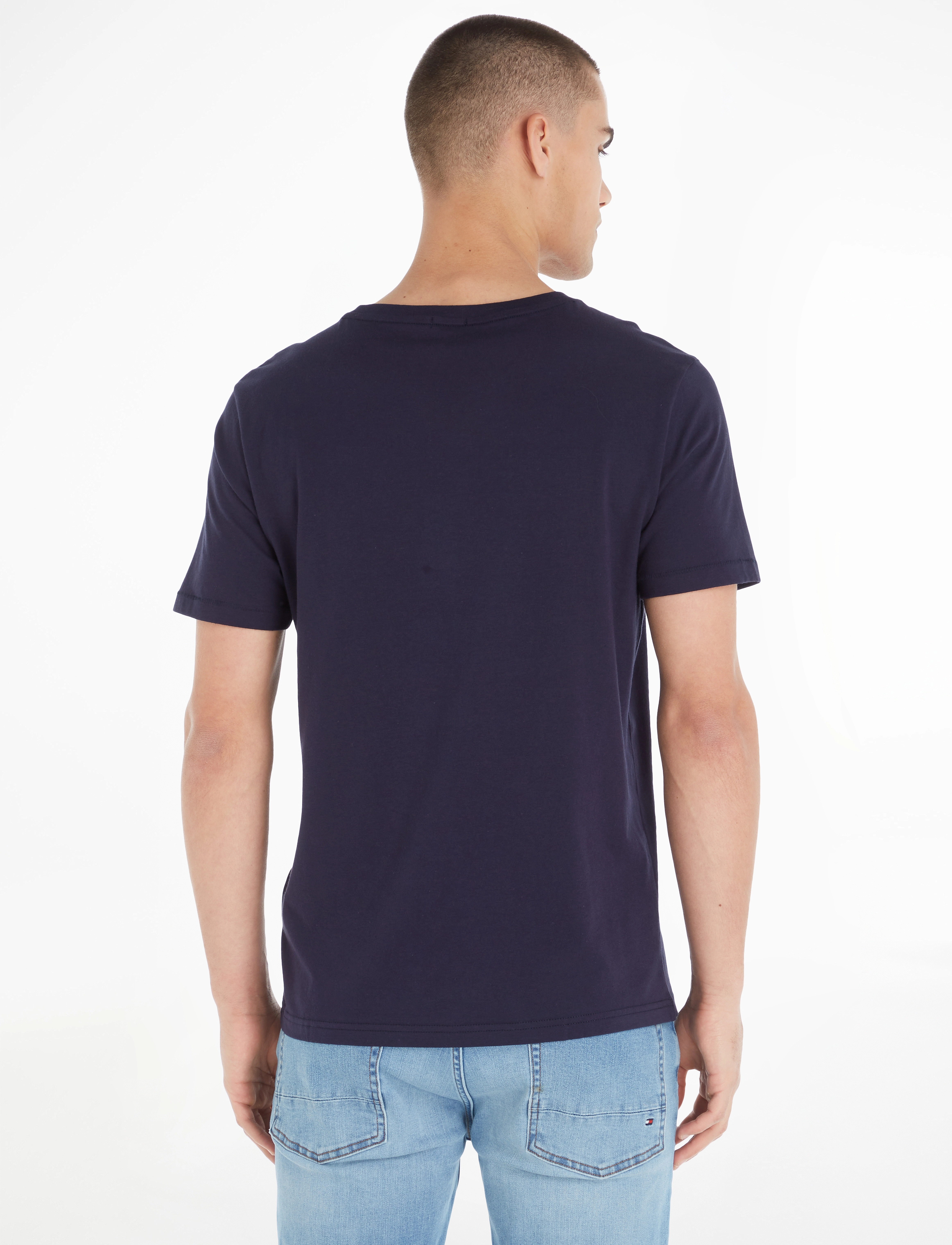Tommy Hilfiger - CN TEE SS - kurzärmelig - navy blazer - 4
