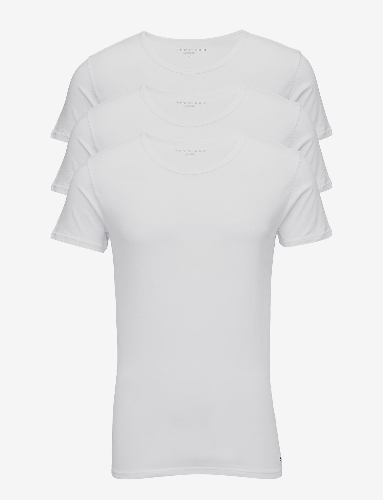 Tommy Hilfiger - STRETCH CN TEE SS 3PACK - white - 0