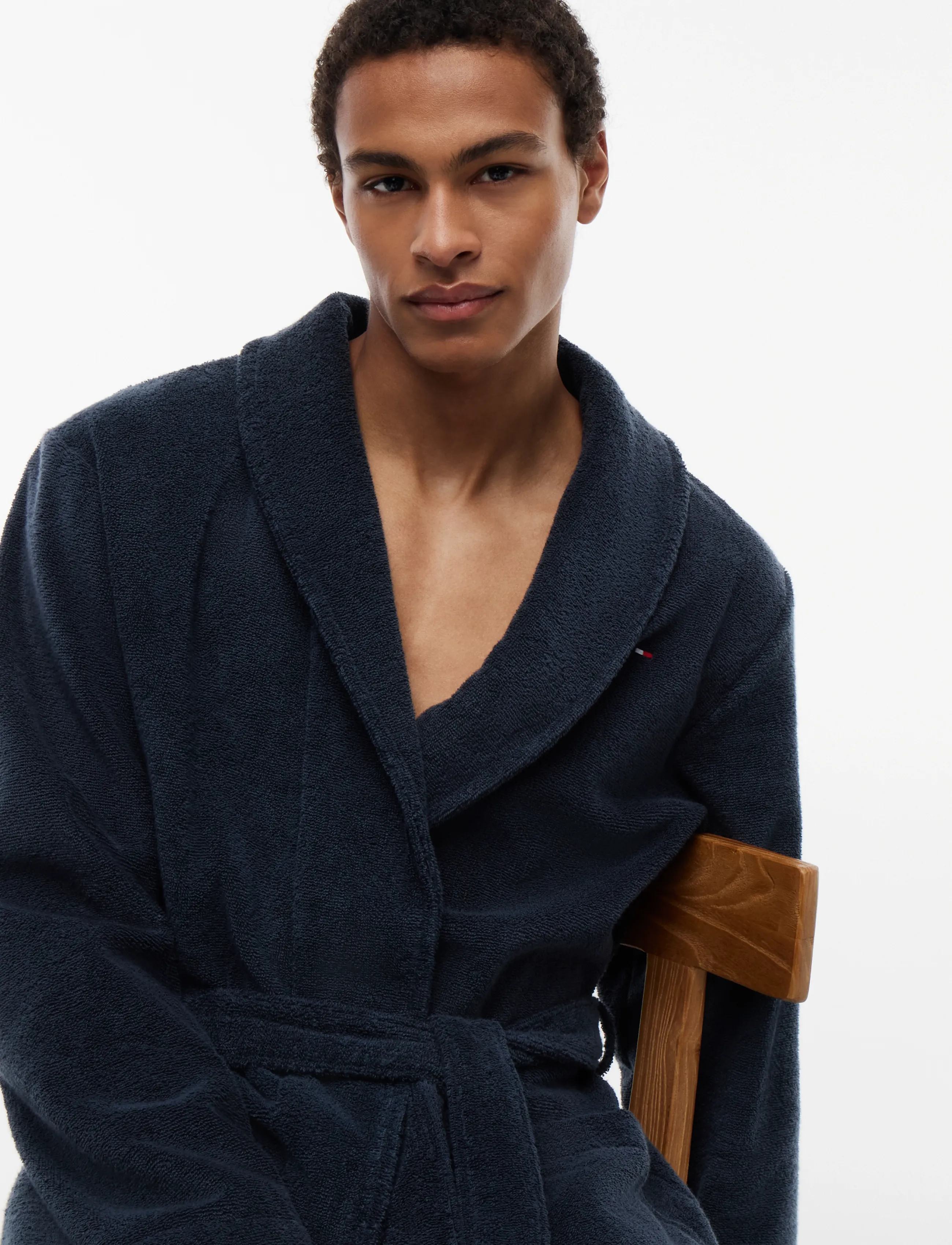 TOMMY HILFIGER Bathrobe morgonrockar herr – bild 5