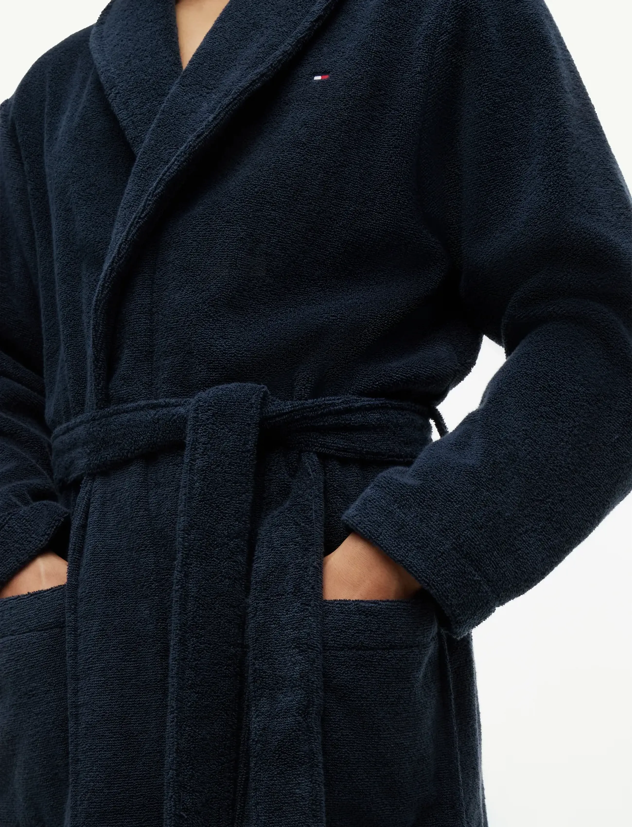 Tommy Hilfiger BATHROBE - Morgenkåber - NAVY BLAZER / blue