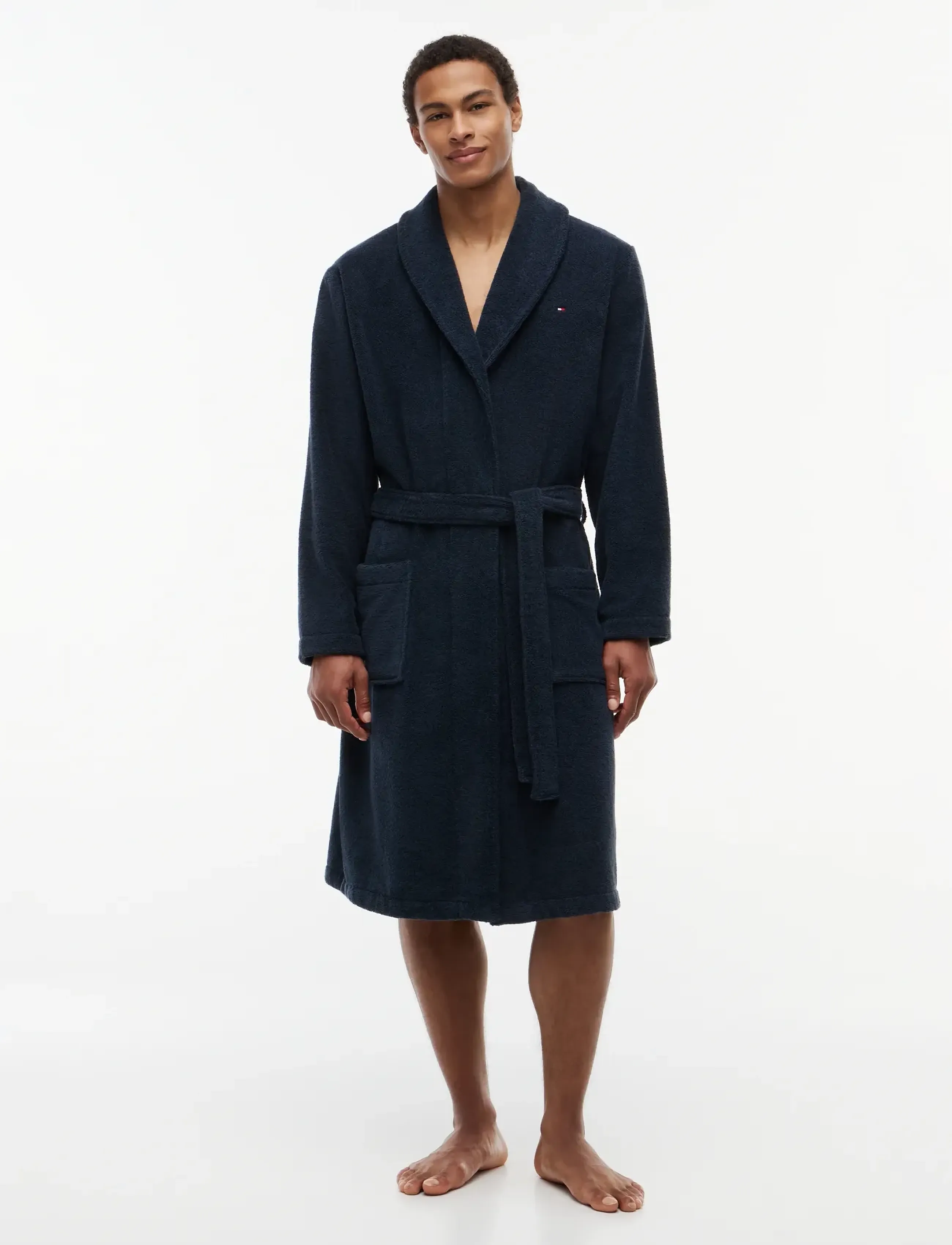 TOMMY HILFIGER Bathrobe morgonrockar herr – bild 8