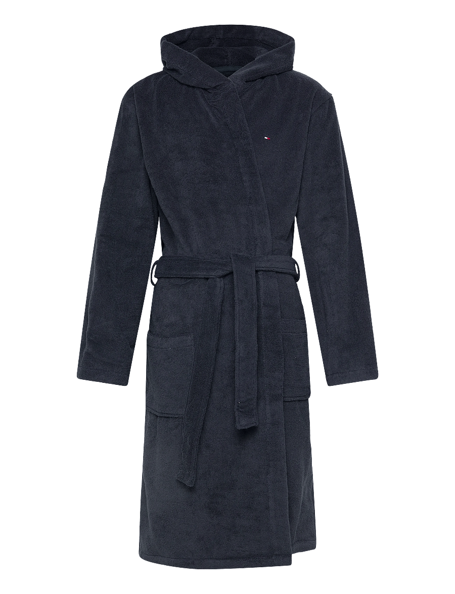 Tommy Hilfiger - HOODED BATHROBE - morgonrockar - navy blazer - 0