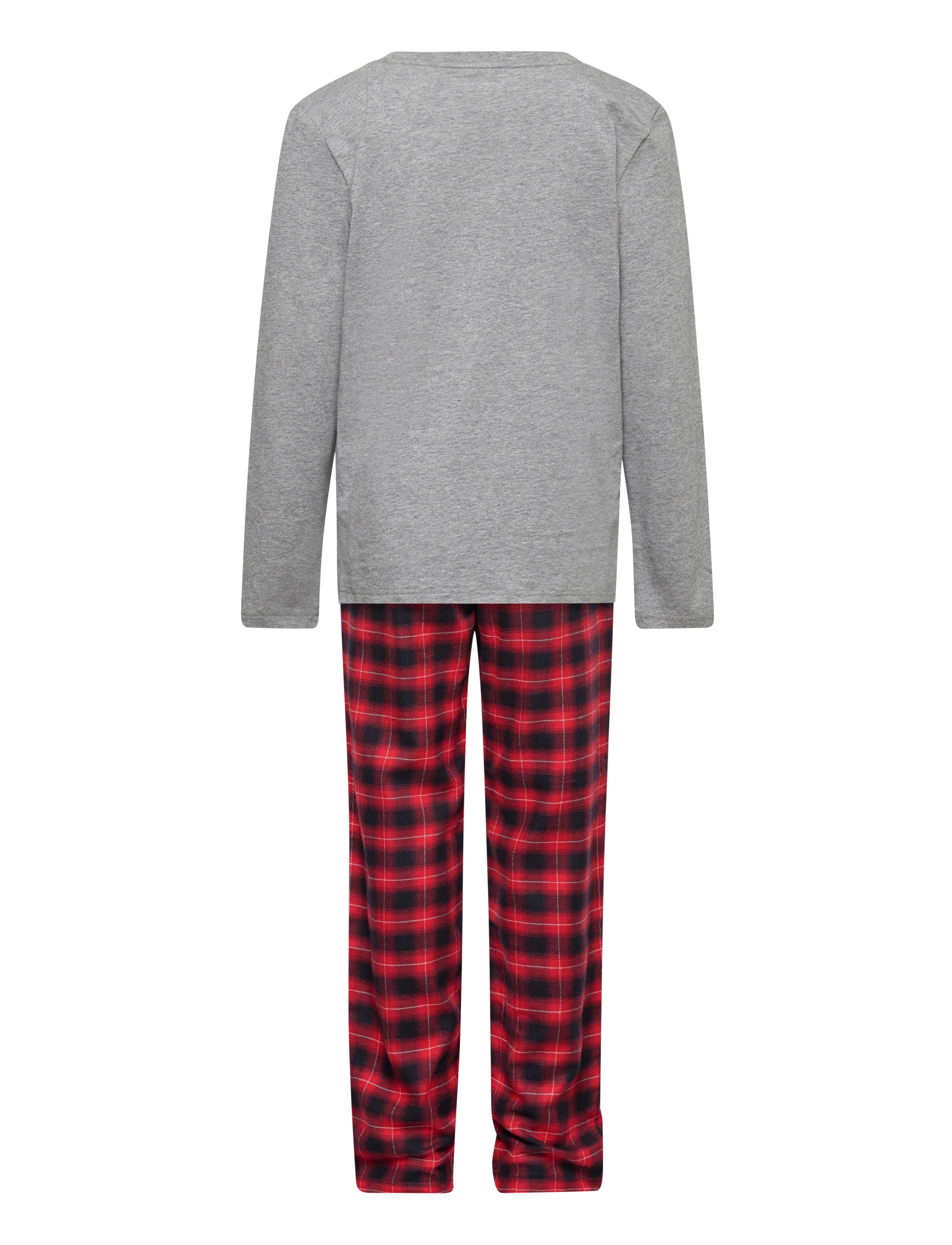 Tommy Hilfiger - LS WOVEN PANT SET - grey ht/ombre plaid - 1