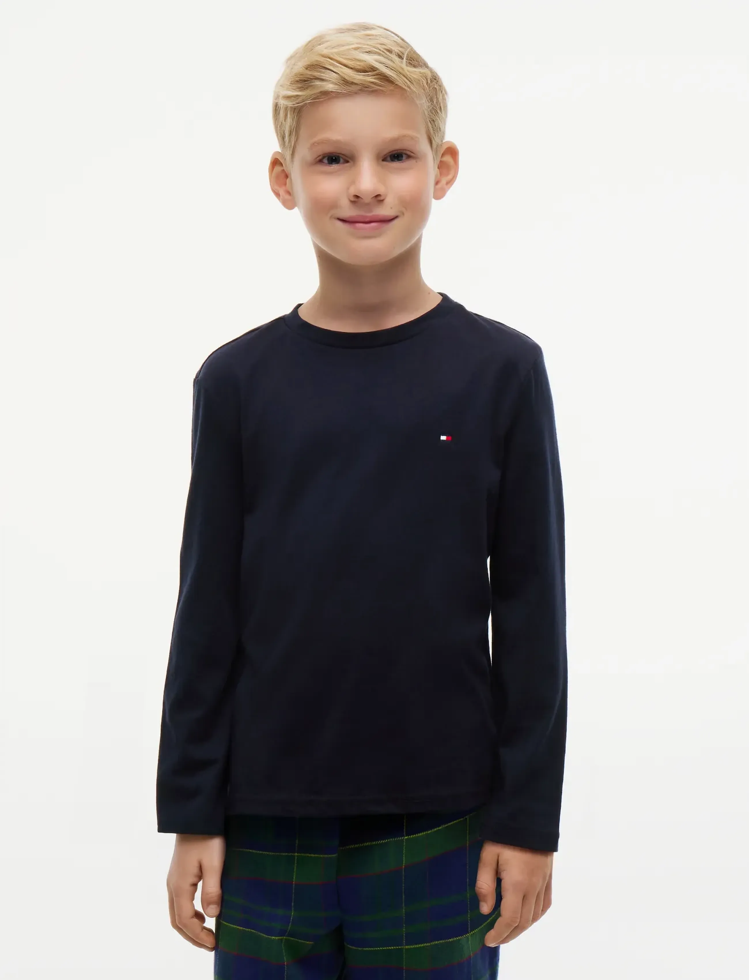 Tommy Hilfiger 2 PK LS TEE - Pikkade varrukatega T-särgid - NAVY BLUE   ORNAMENTAL GREEN / navy