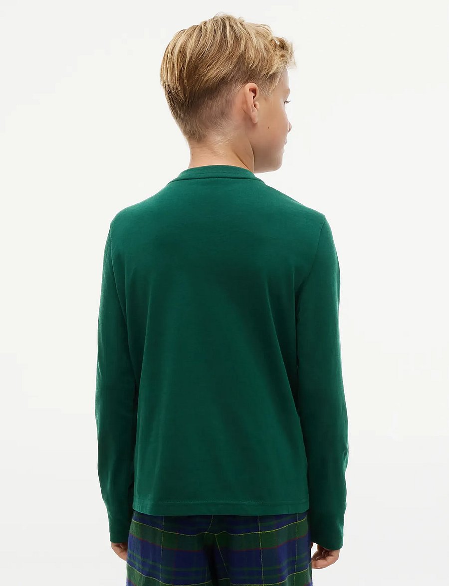 Tommy Hilfiger - 2 PK LS TEE - pikkade varrukatega t-särgid - navy blue ornamental green - 2