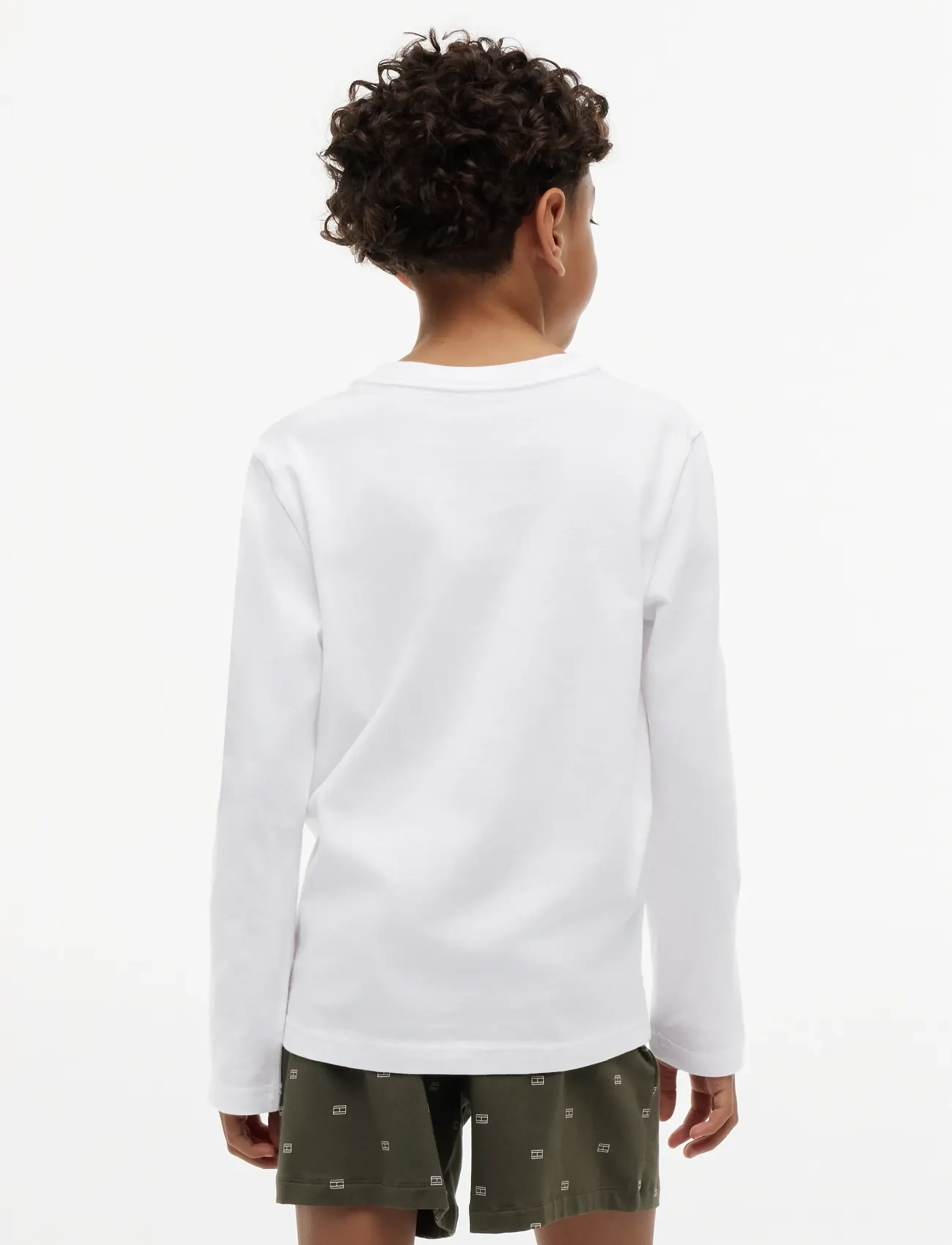 Tommy Hilfiger 2 PK LS TEE - Topit ja T-paidat - BLACK   WHITE / black