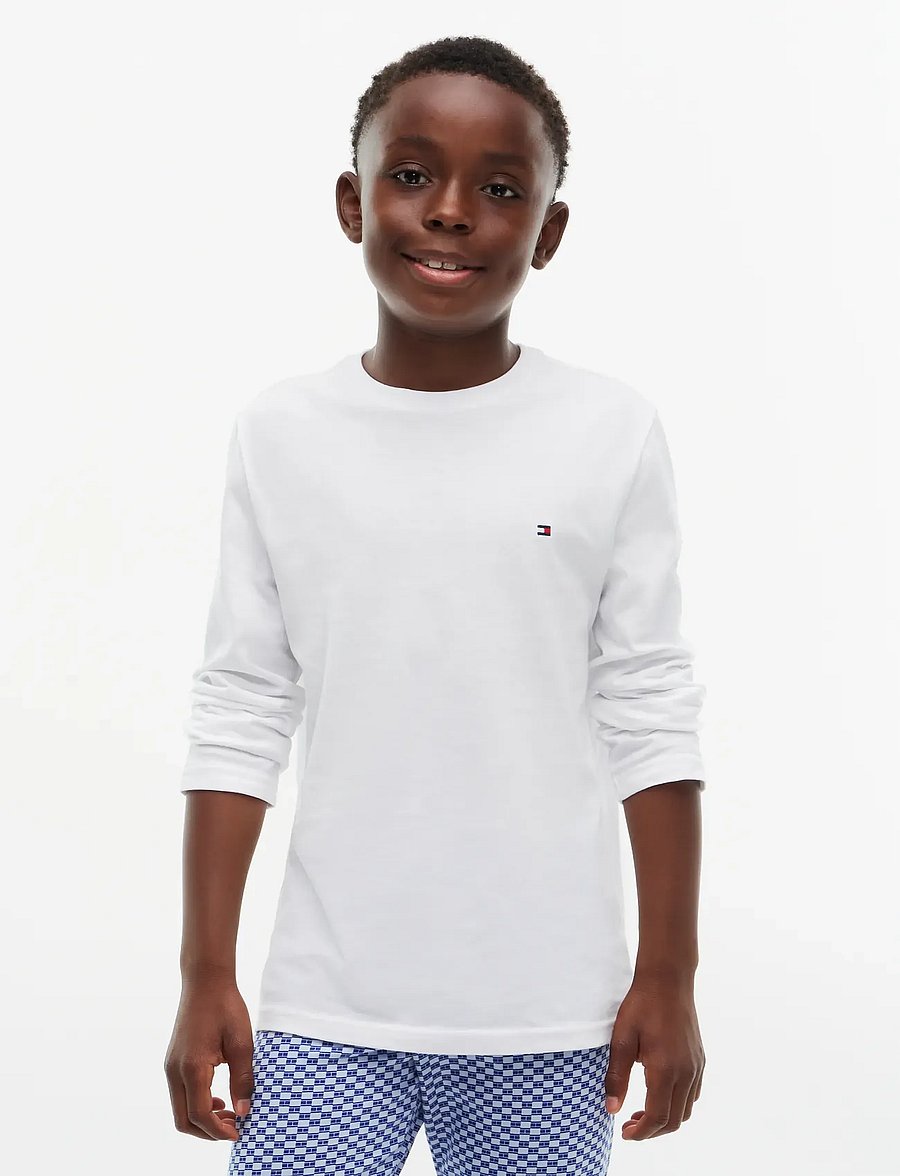 Tommy Hilfiger - 2-Pack Cotton T-shirt - langärmelig - navy blue white - 4