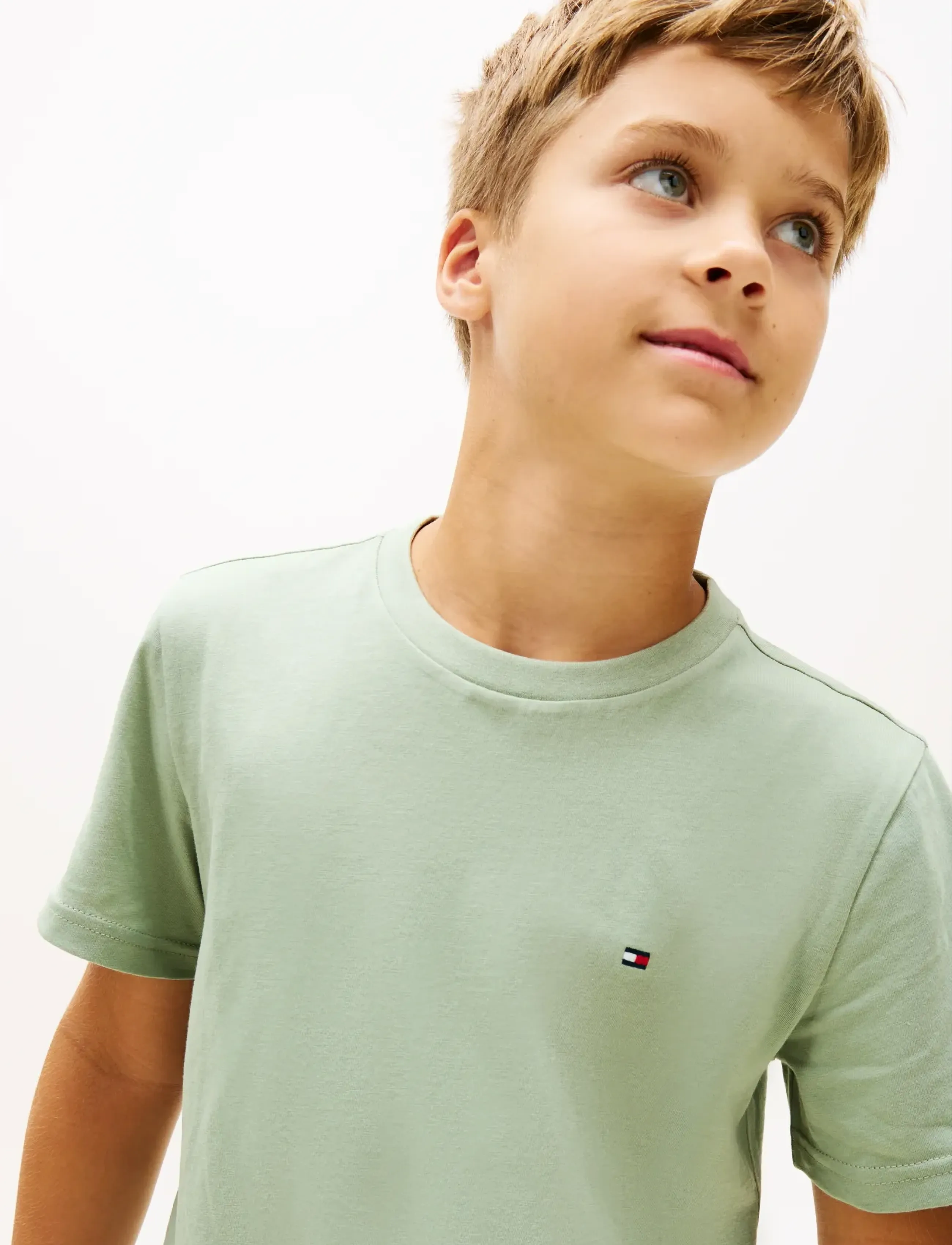 Tommy Hilfiger 2 PK SS TEE - Toppar & T-shirts - ARMY GREEN   MINTY GREY / khaki/green