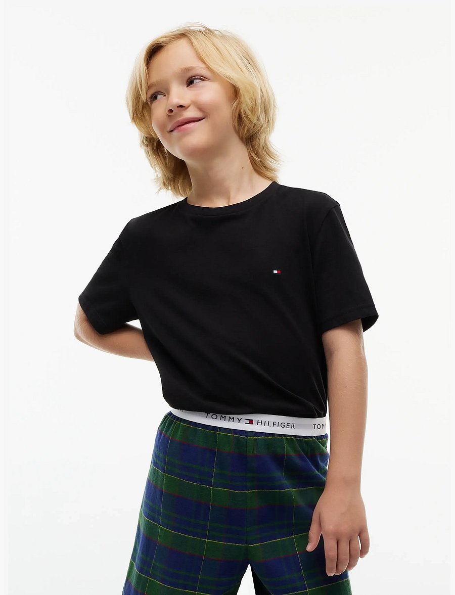 Tommy Hilfiger - 2P CN TEE SS - kurzärmelige - black dk grey heather - 3
