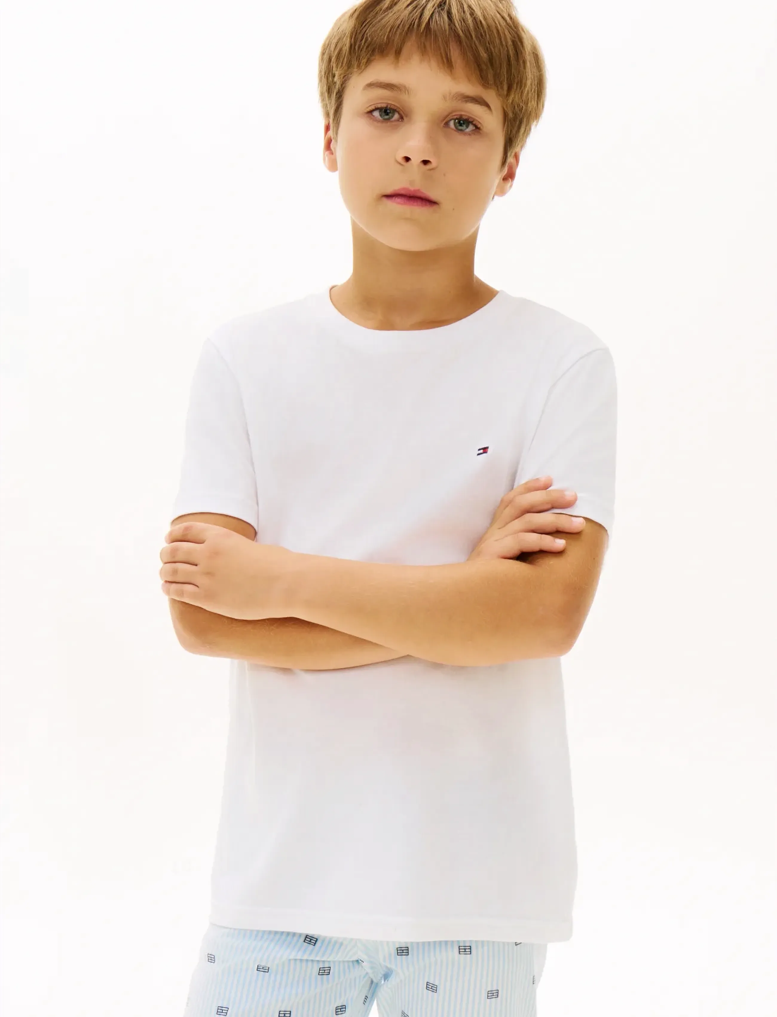 Tommy Hilfiger 2 PK SS TEE - Överdelar - BLACK   WHITE / white