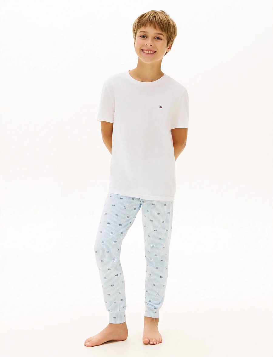 Tommy Hilfiger - 2P CN TEE SS - kurzärmelige - black white - 5