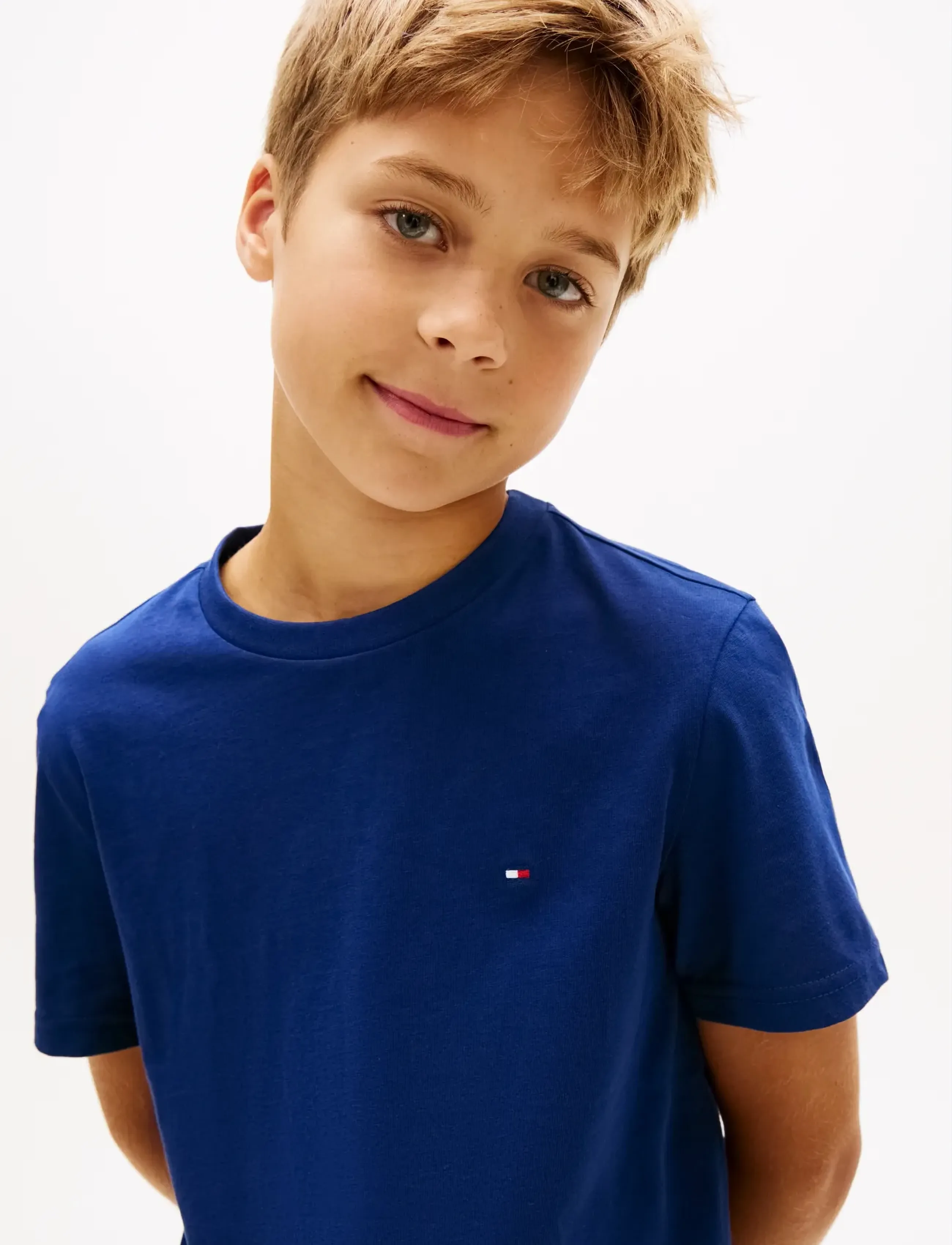 Tommy Hilfiger - 2 PK SS TEE - kurzärmelige - brisk blue   preppy navy - 4